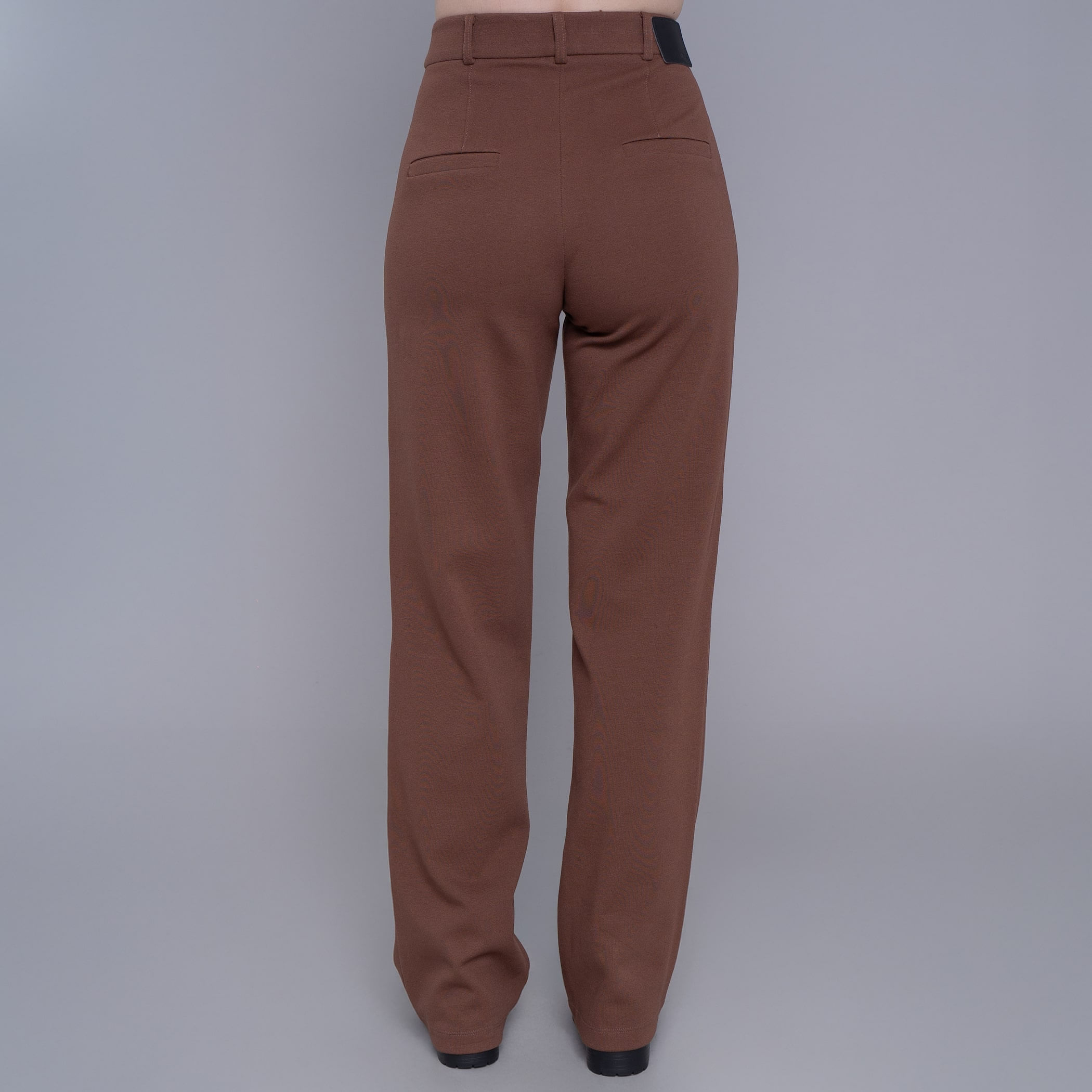 Calça feminina wide malha premium Sibiu