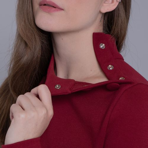 Blusa de malha premium feminina gola alta Yakana