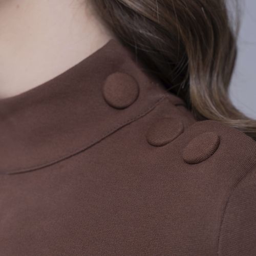 Blusa de malha premium feminina gola alta Yakana