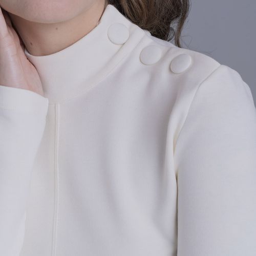 Blusa de malha premium feminina gola alta Yakana