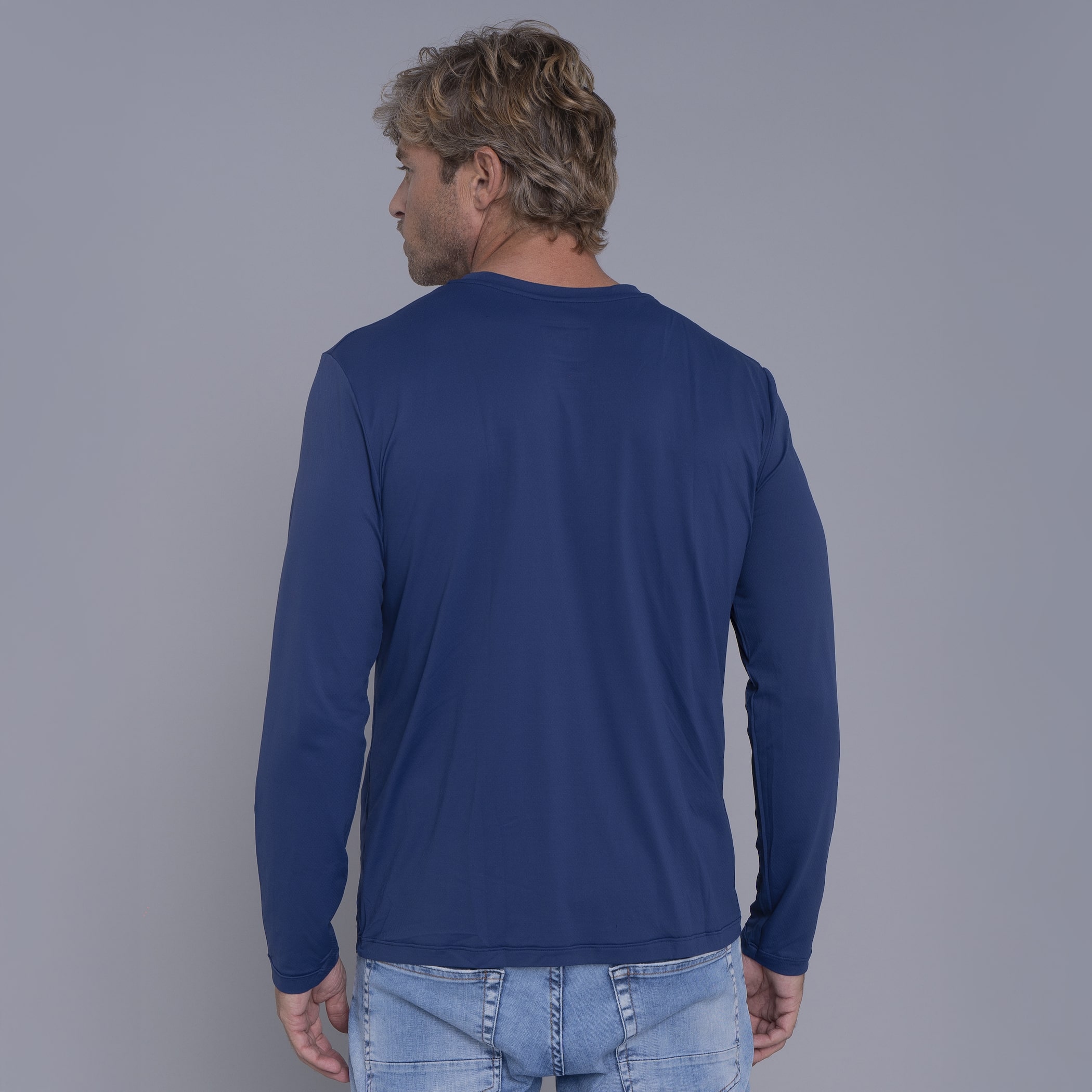 Camiseta Sense Cool proteção UV Masculina Slim Fit - Manga Longa