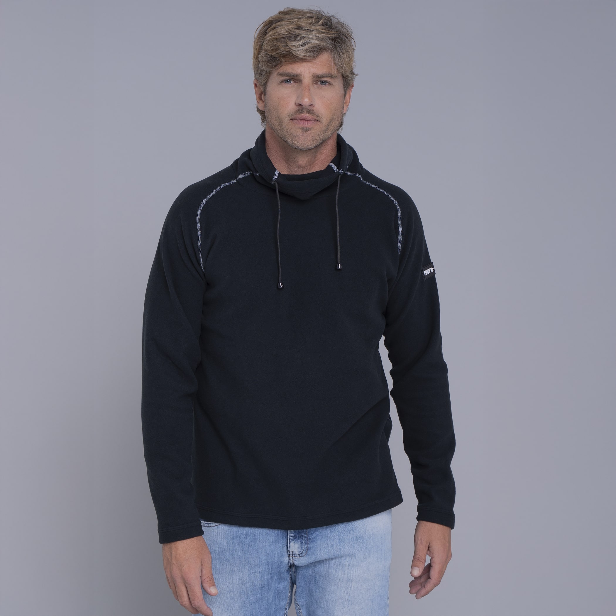 Fleece Térmico Masculino Gola Alta para neve e frio Michigan Lite