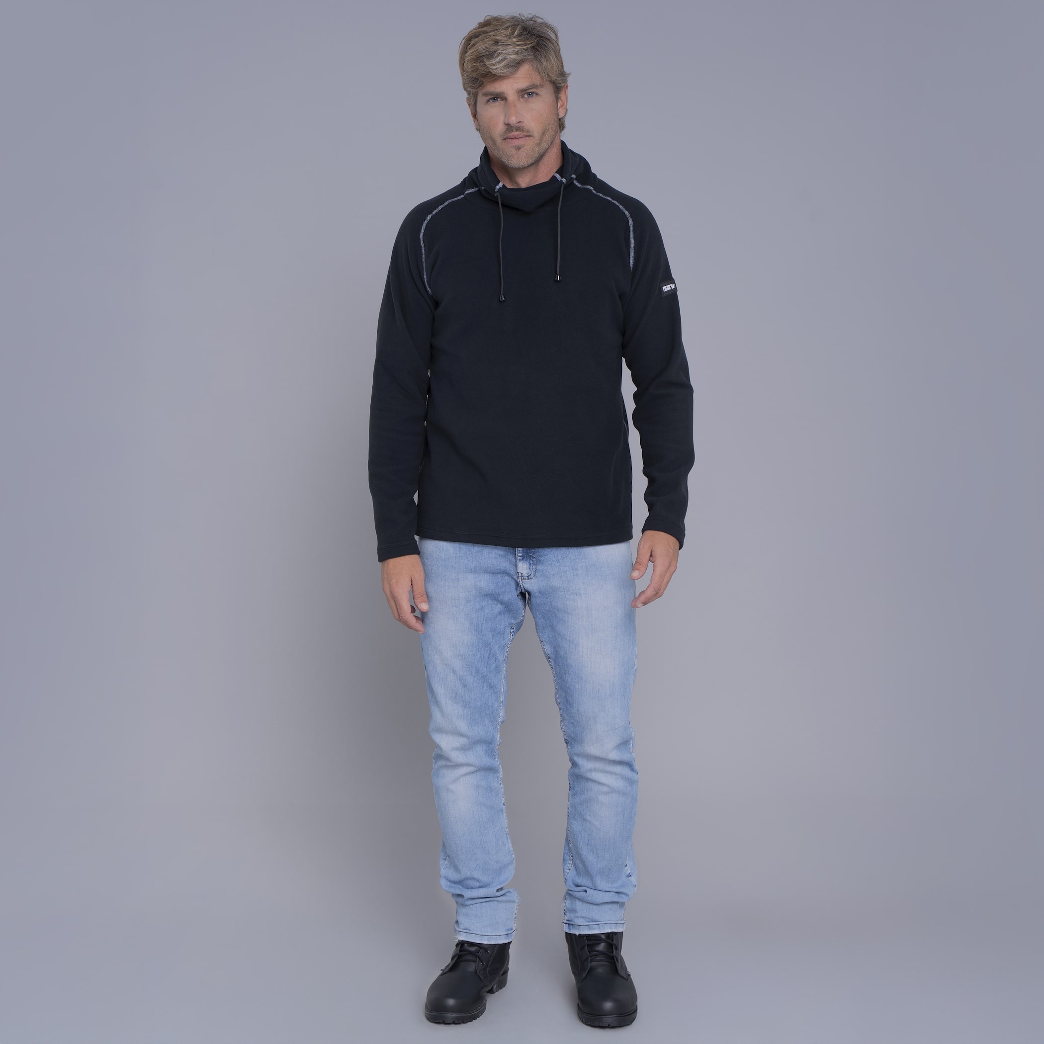 Fleece Térmico Masculino Gola Alta para neve e frio Michigan Lite