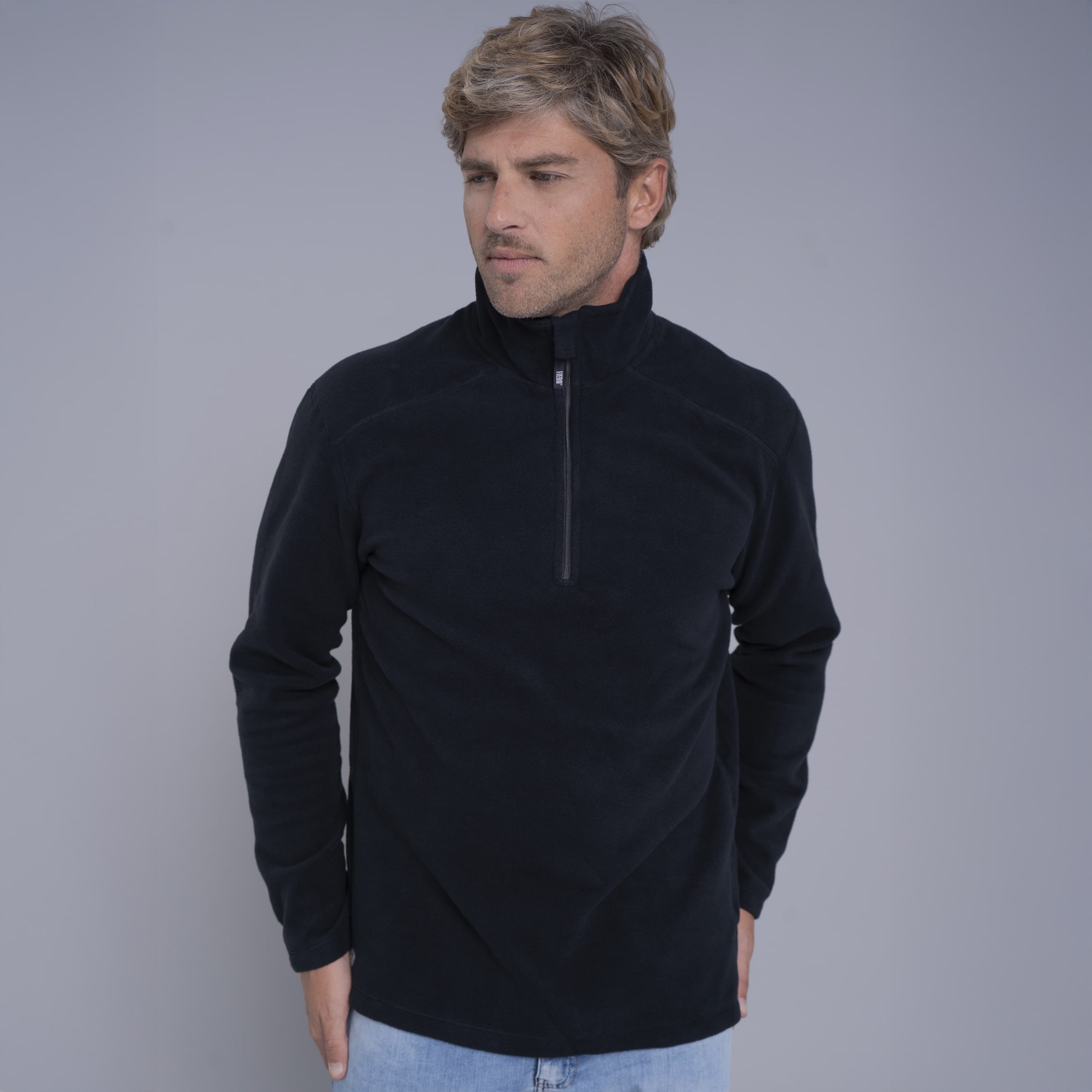 FLEECE TÉRMICO MASCULINO MEIO ZÍPER NUUK (SENSE FLEECE ORIGINAL)