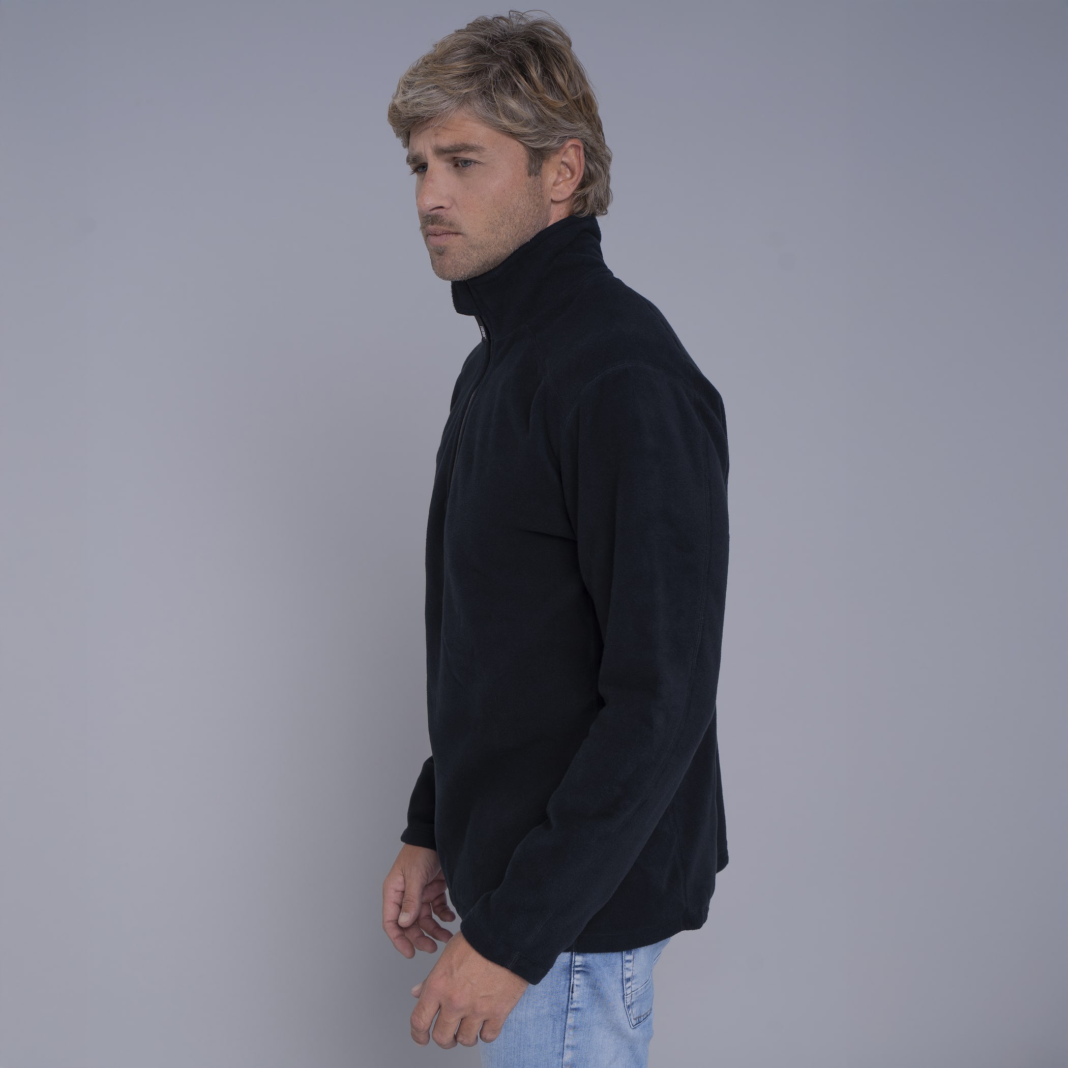 Fleece Térmico Masculino para neve e frio Meio Zíper Nuuk