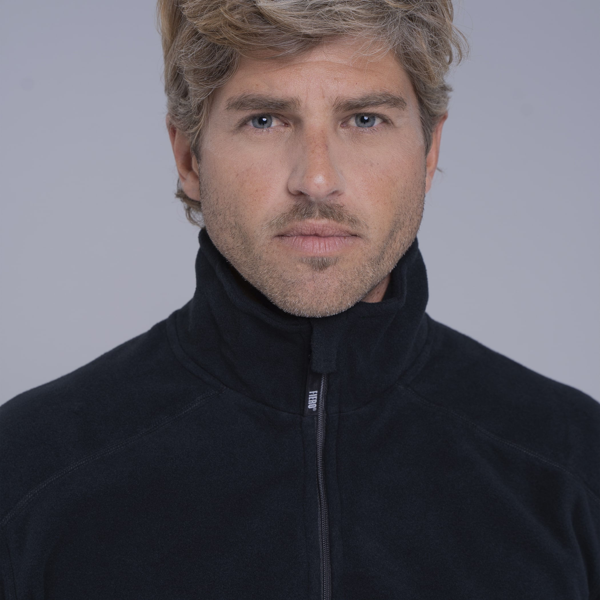 Fleece Térmico Masculino para neve e frio Meio Zíper Nuuk