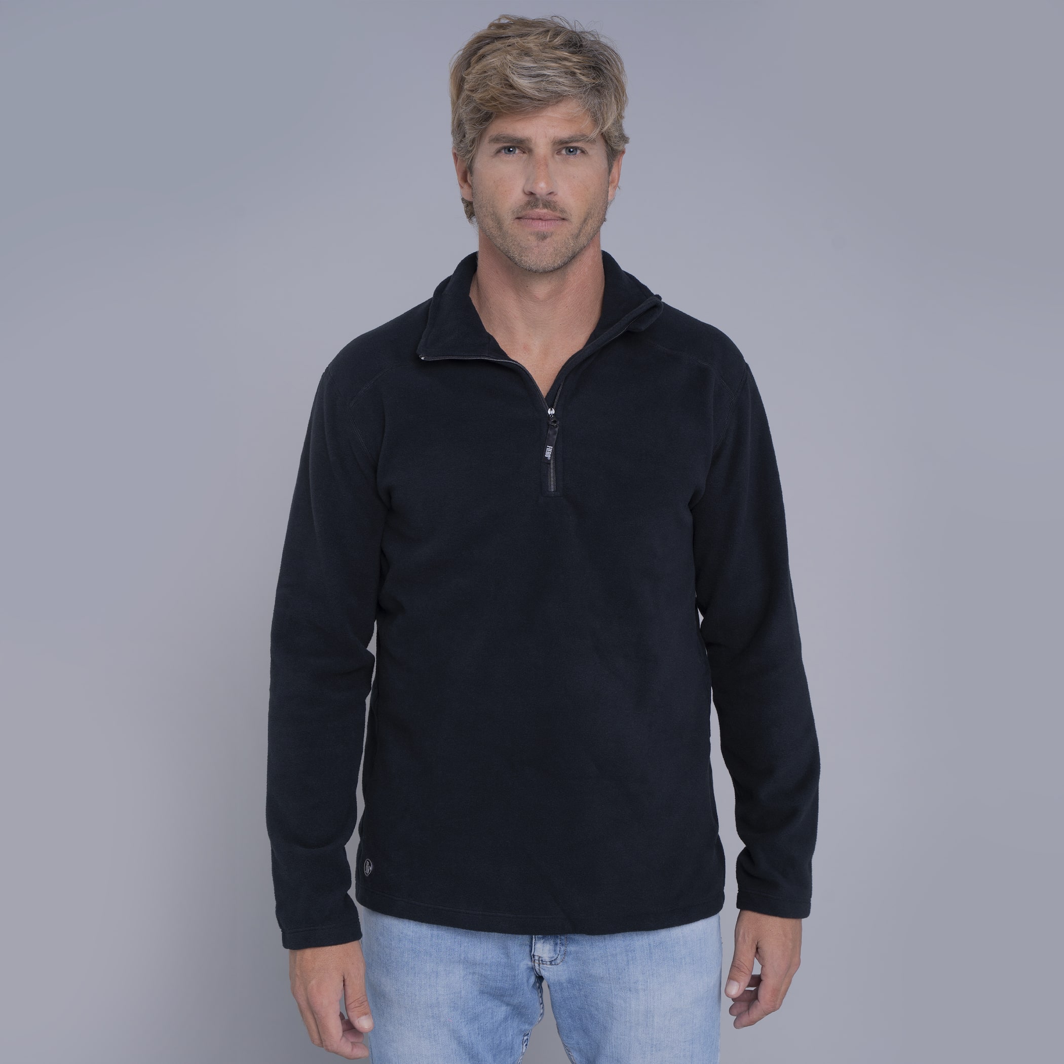 Fleece Térmico Masculino para neve e frio Meio Zíper Nuuk