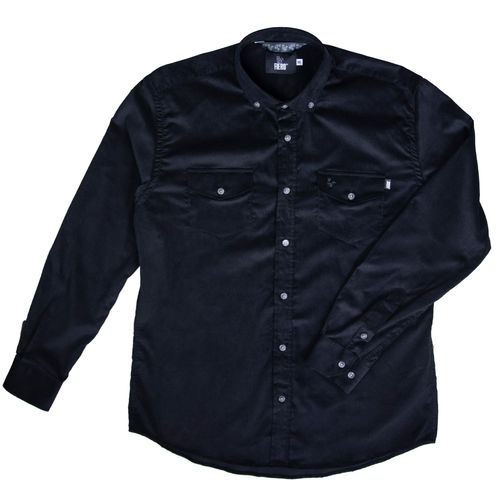 Camisa masculina de veludo Andes