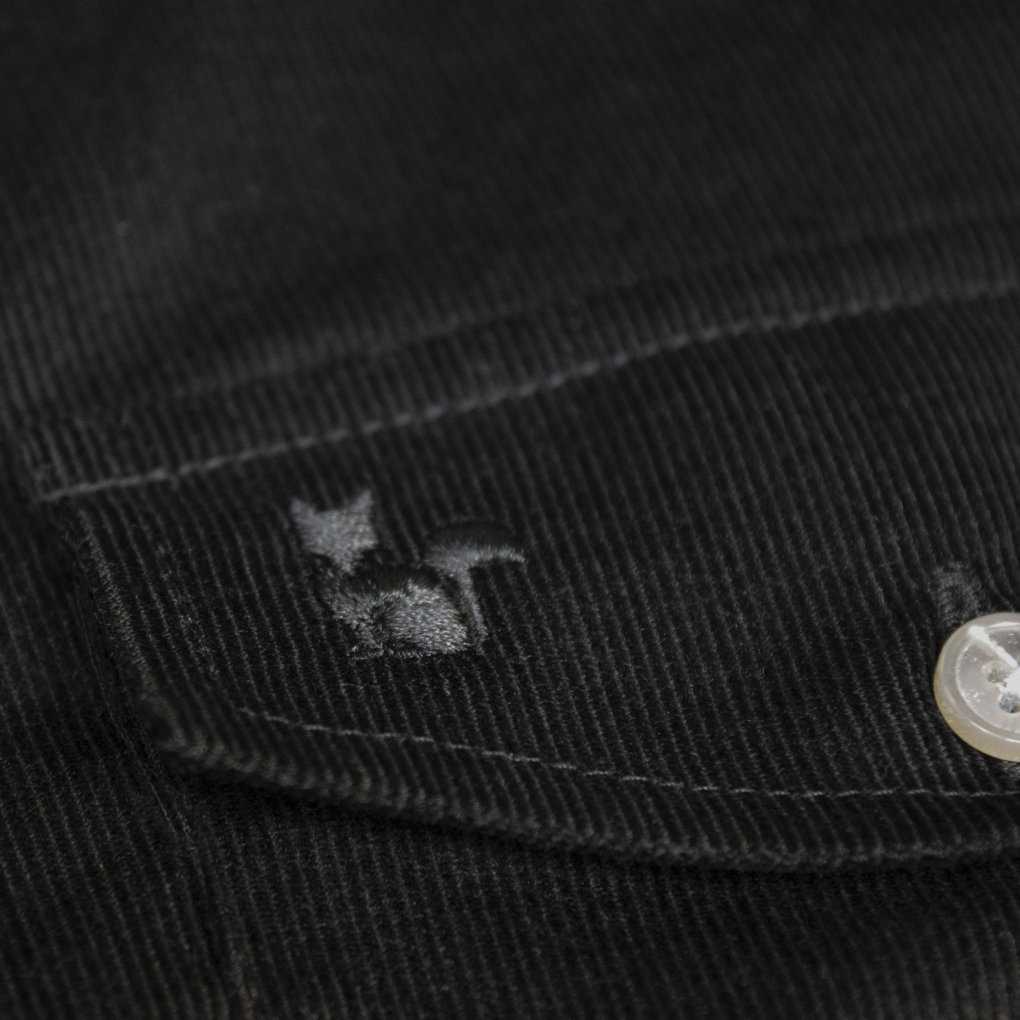 Camisa masculina de veludo Andes