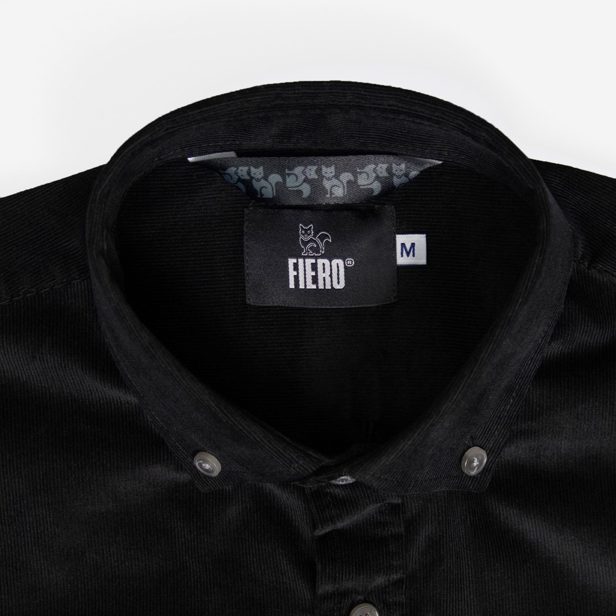 Camisa masculina de veludo Andes