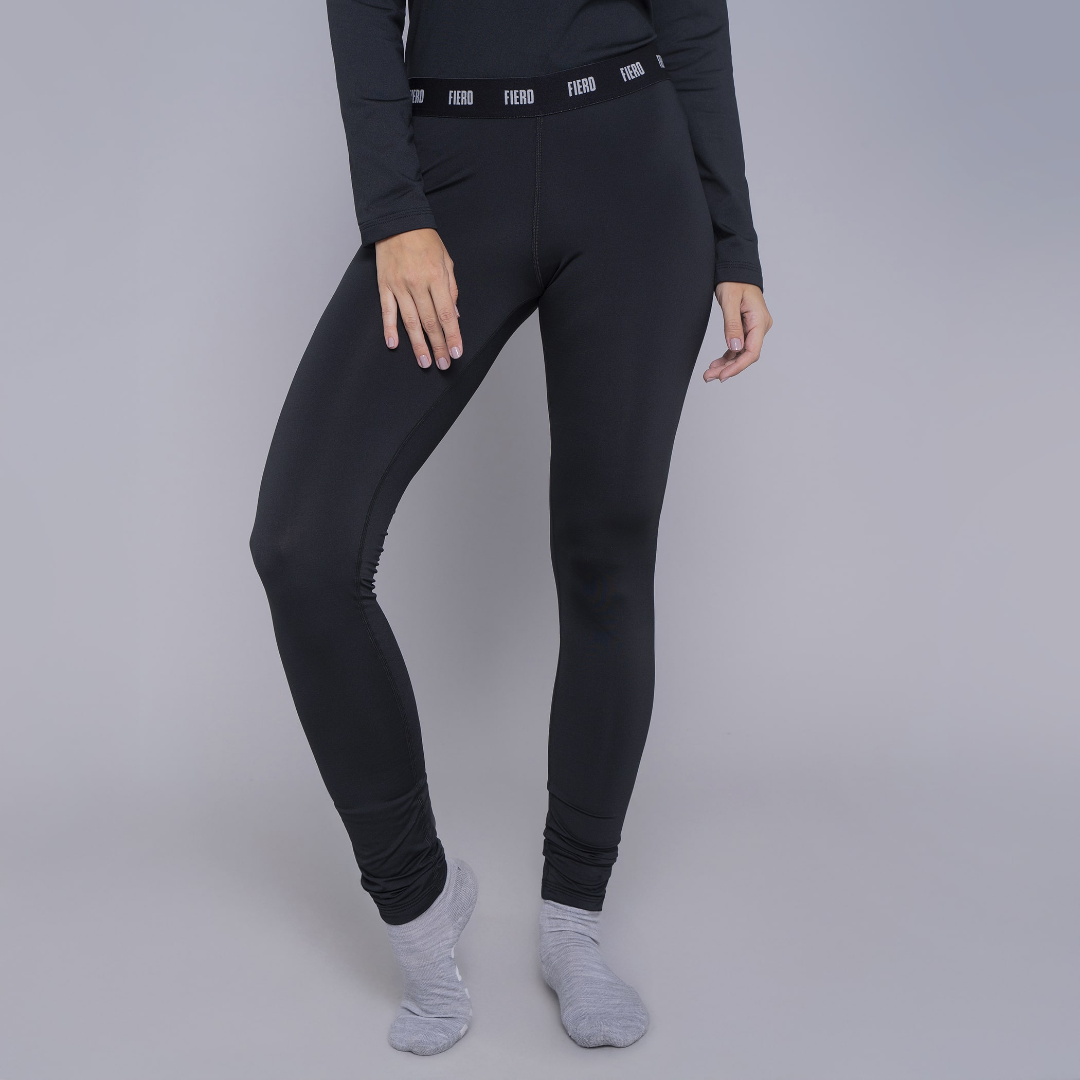 Calça Térmica Feminina Segunda Pele para neve frio e inverno Lite