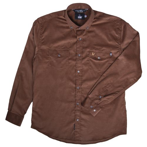 Camisa masculina de veludo Andes