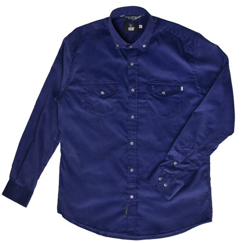Camisa masculina de veludo Andes