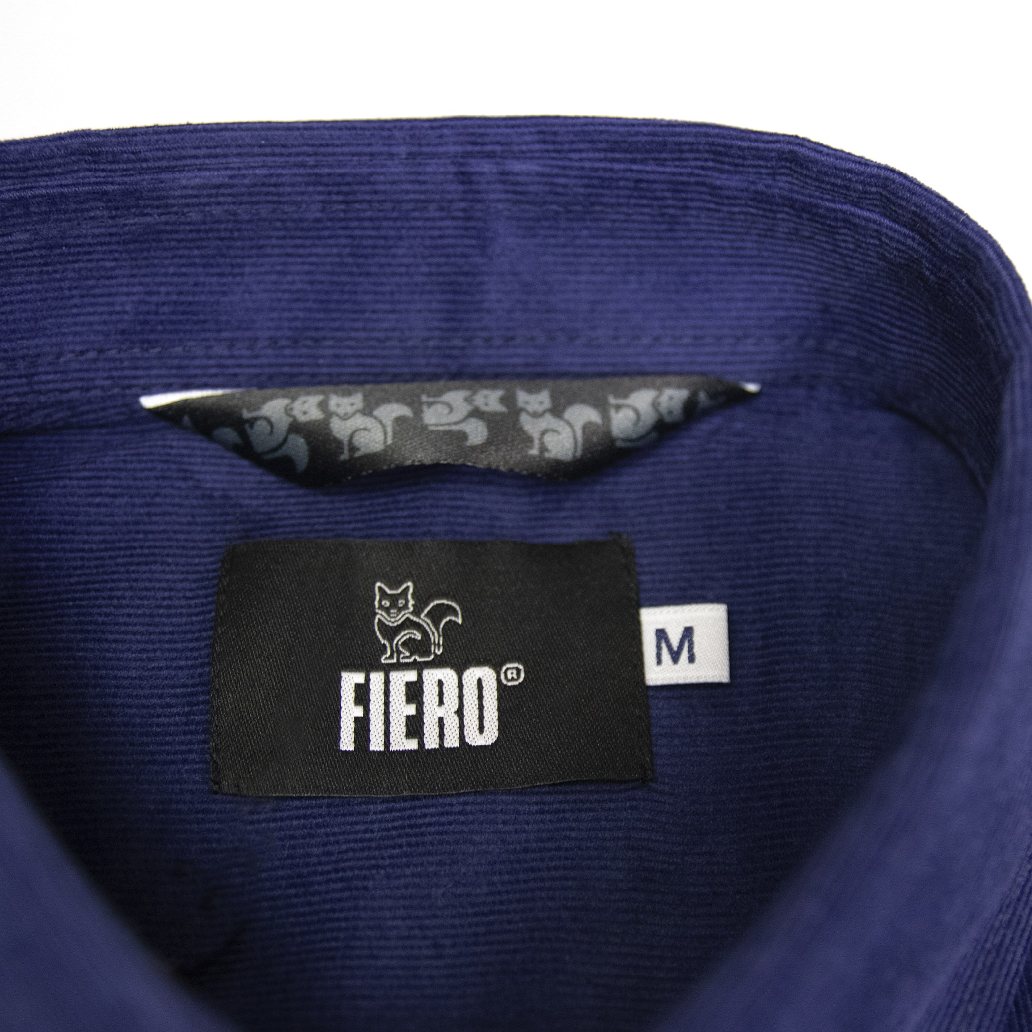 Camisa masculina de veludo Andes
