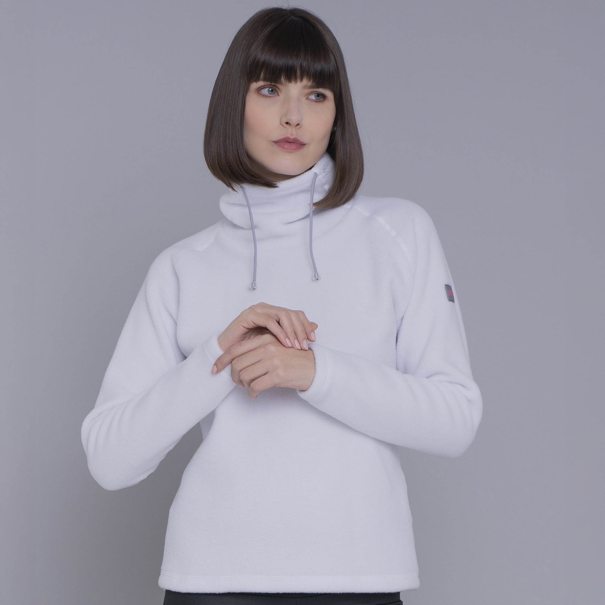 Fleece Térmico Feminino Gola Alta para neve e frio extremo Michigan Power