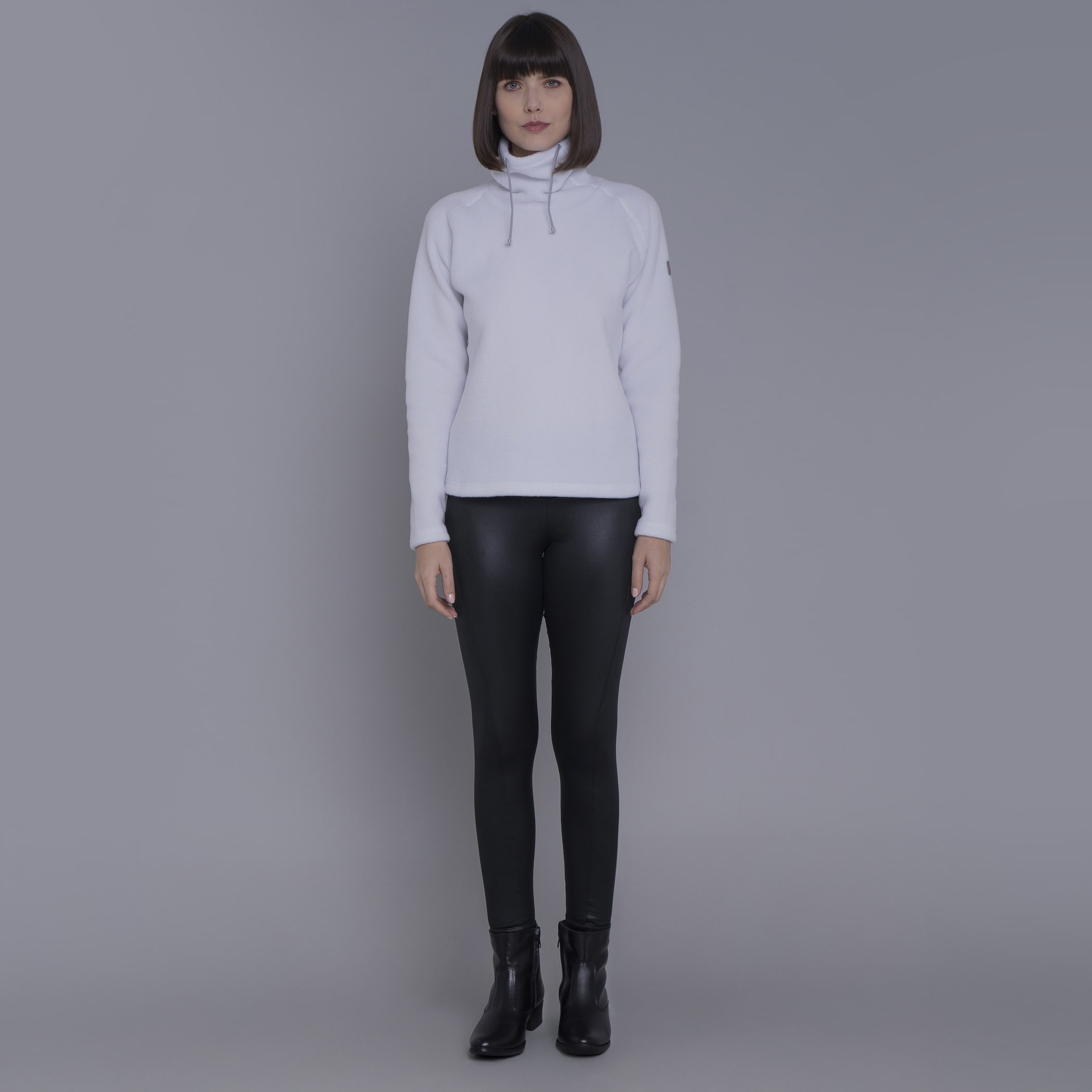 Fleece Térmico Feminino Gola Alta para neve e frio extremo Michigan Power