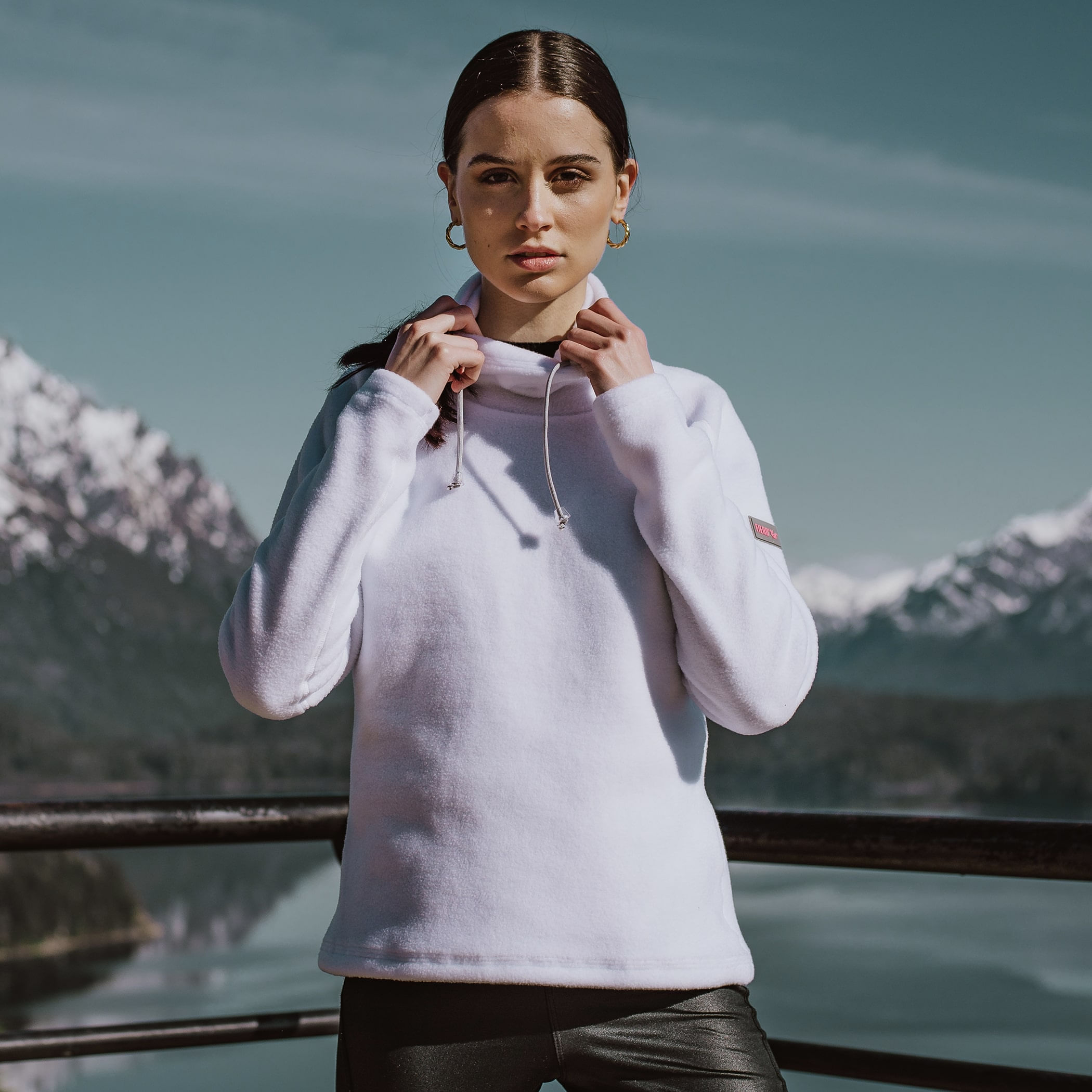 Fleece Térmico Feminino Gola Alta para neve e frio extremo Michigan Power