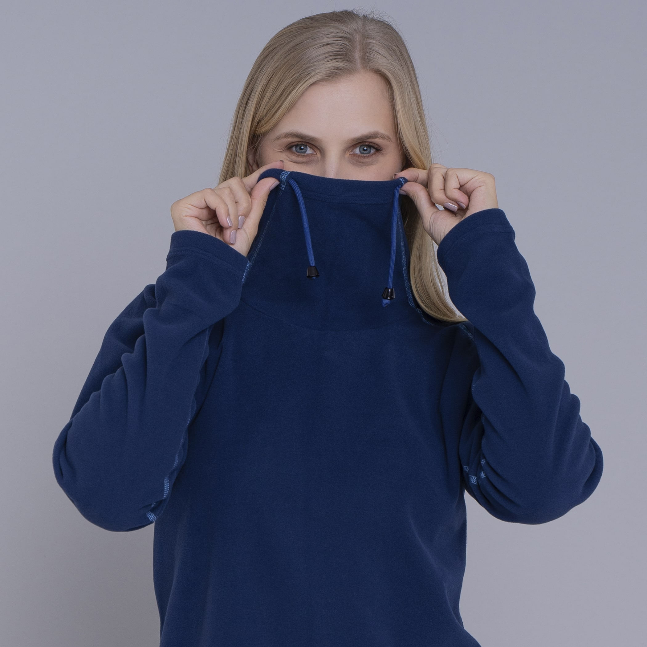 Fleece Térmico Feminino Gola Alta para neve e frio Michigan Lite
