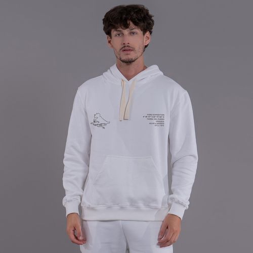 Moletom masculino Coordenadas Ushuaia canguru com forro peluciado