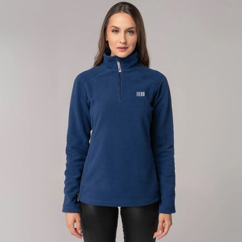 Fleece Térmico Feminino para neve e frio Meio Zíper Nuuk