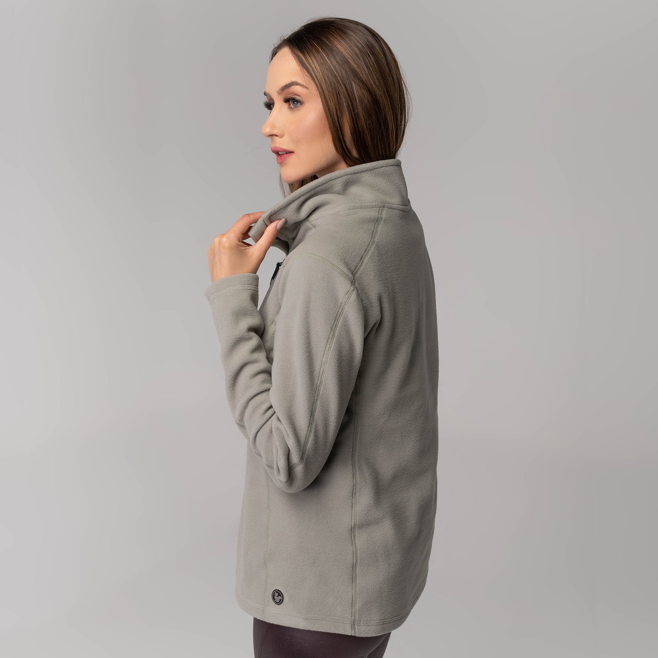 Fleece Térmico Feminino para neve e frio Meio Zíper Nuuk Original