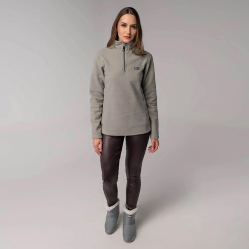 Fleece Térmico Feminino para neve e frio Meio Zíper Nuuk Original