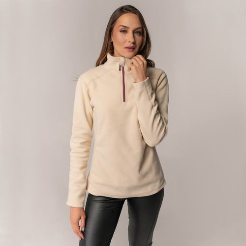 Fleece Térmico Feminino para neve e frio Meio Zíper Nuuk Original