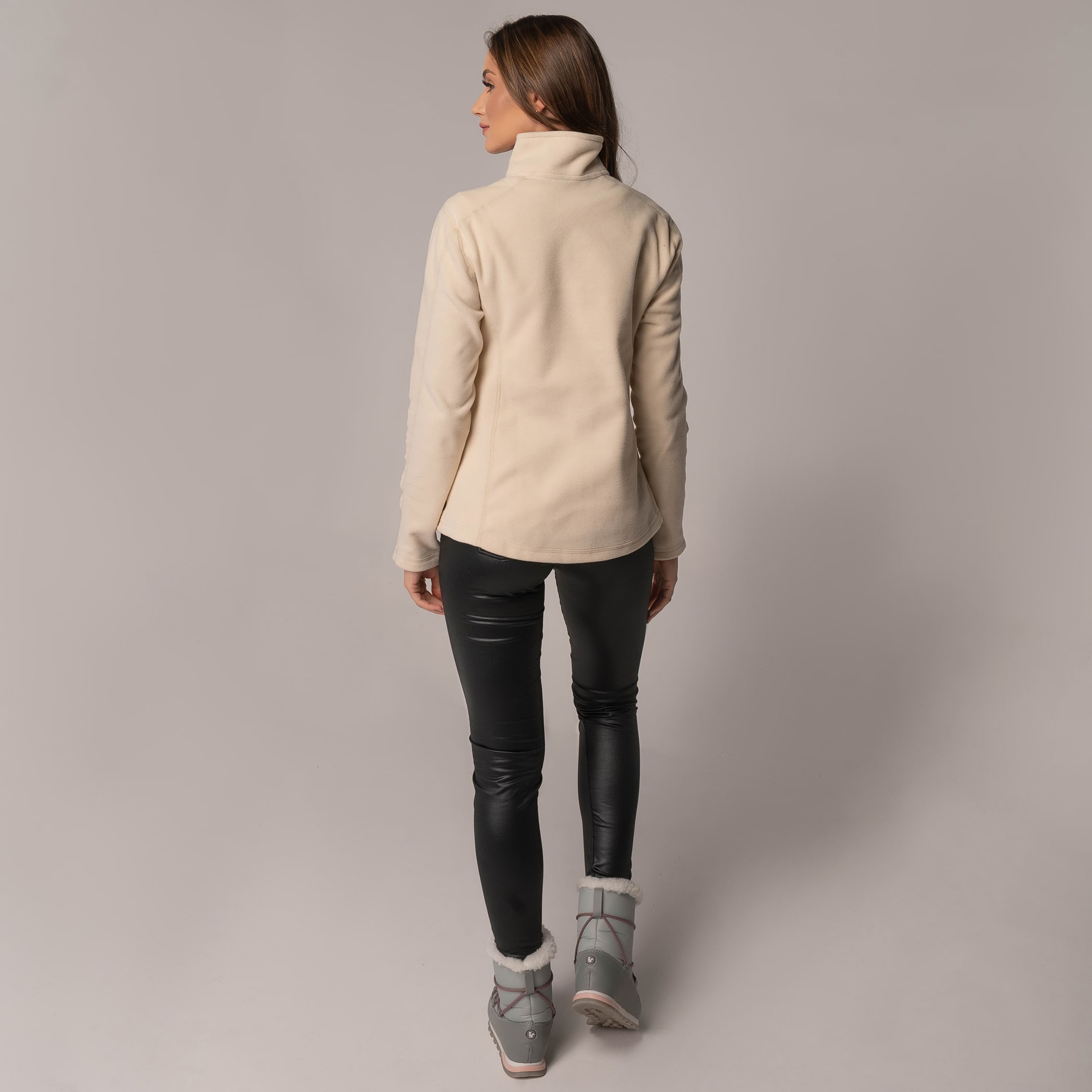 Fleece Térmico Feminino para neve e frio Meio Zíper Nuuk Original