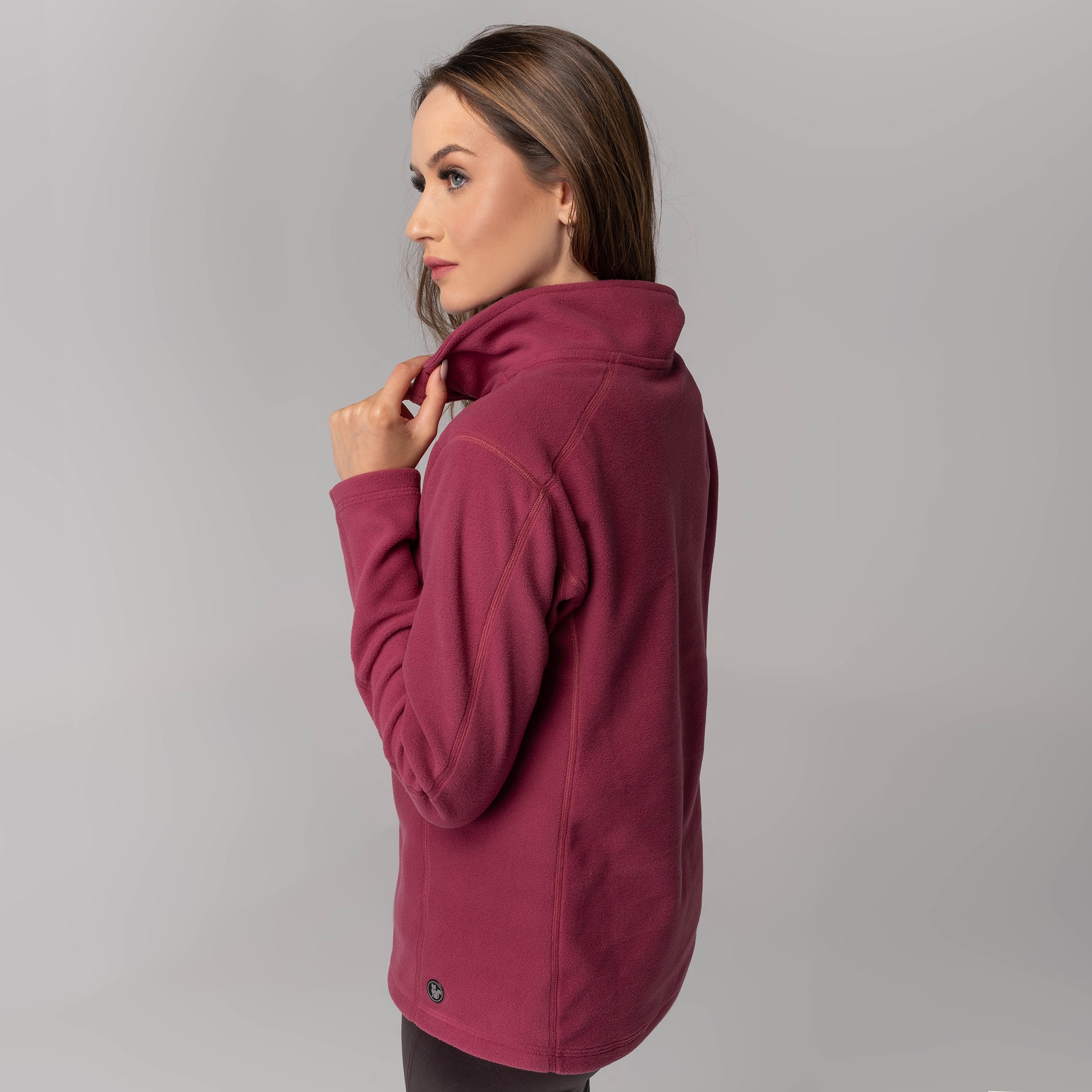 Fleece Térmico Feminino para neve e frio Meio Zíper Nuuk Original