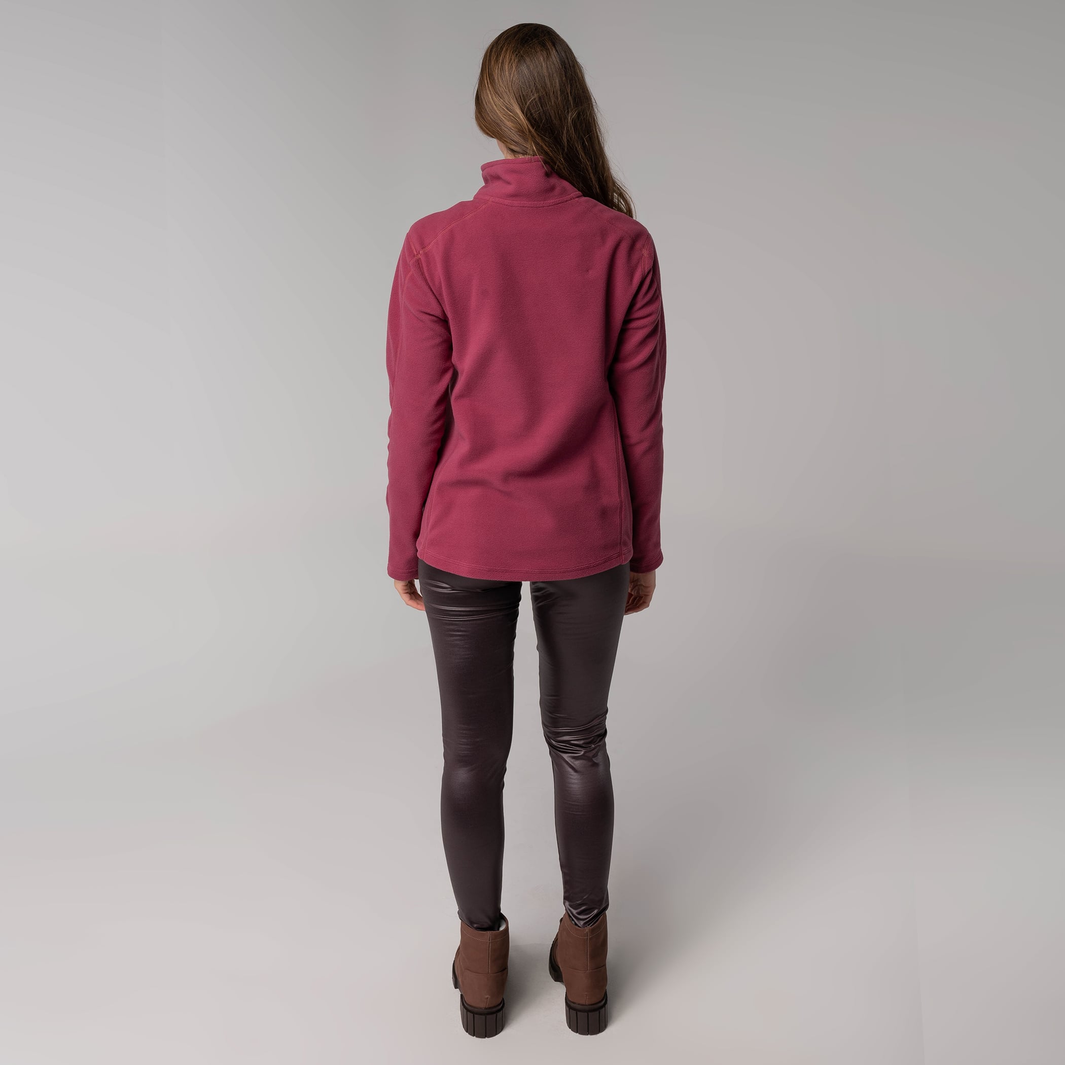 Fleece Térmico Feminino para neve e frio Meio Zíper Nuuk Original