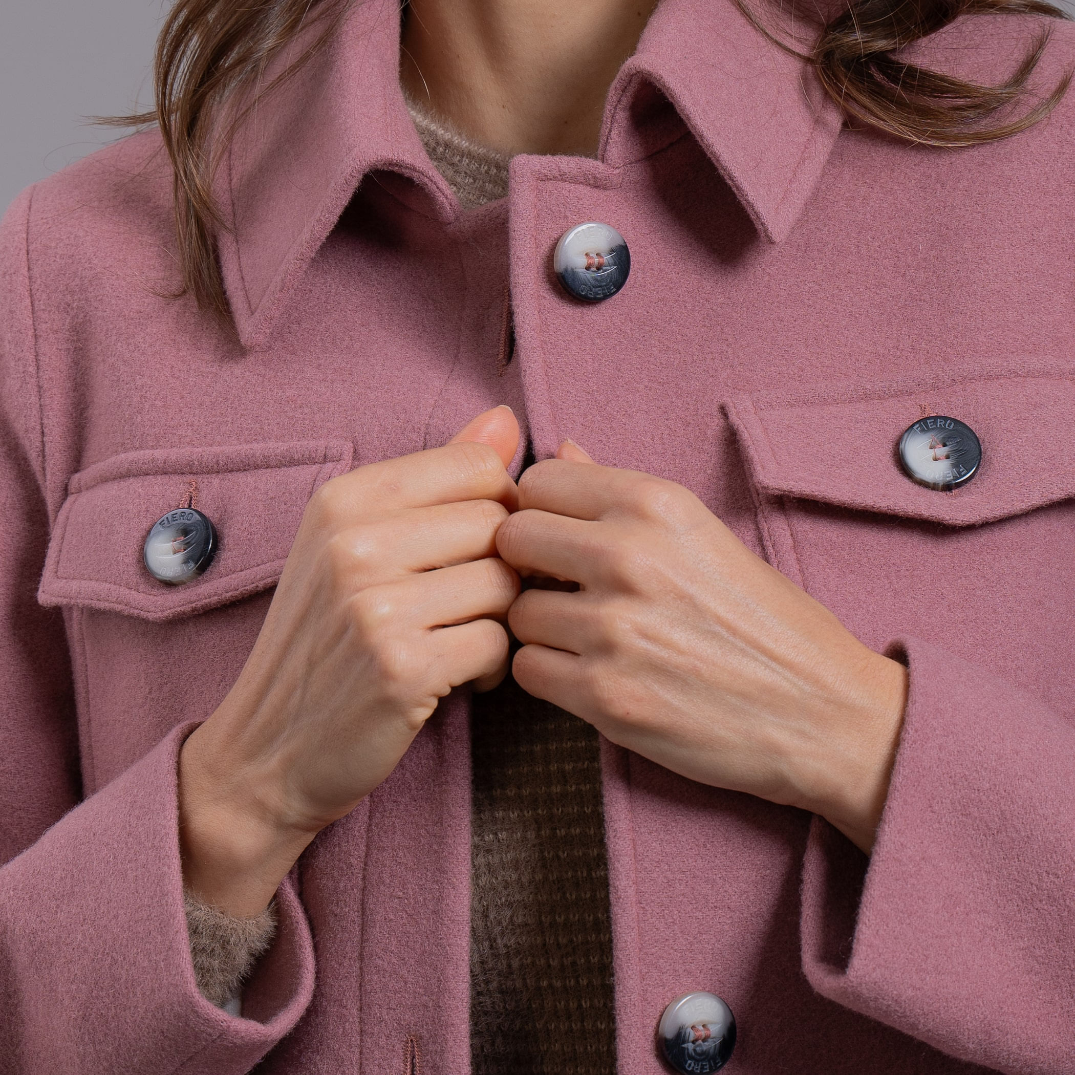 Casaco Térmico Feminino Saint-Tropez em lã premium com cinto