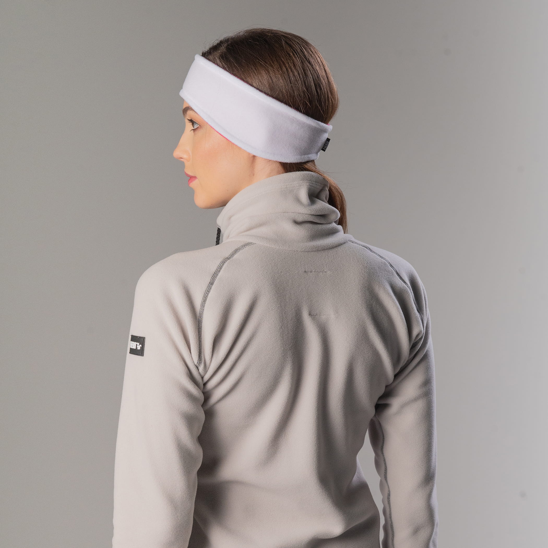 Protetor de Orelha em fleece Headband dupla face para o frio inverno e neve