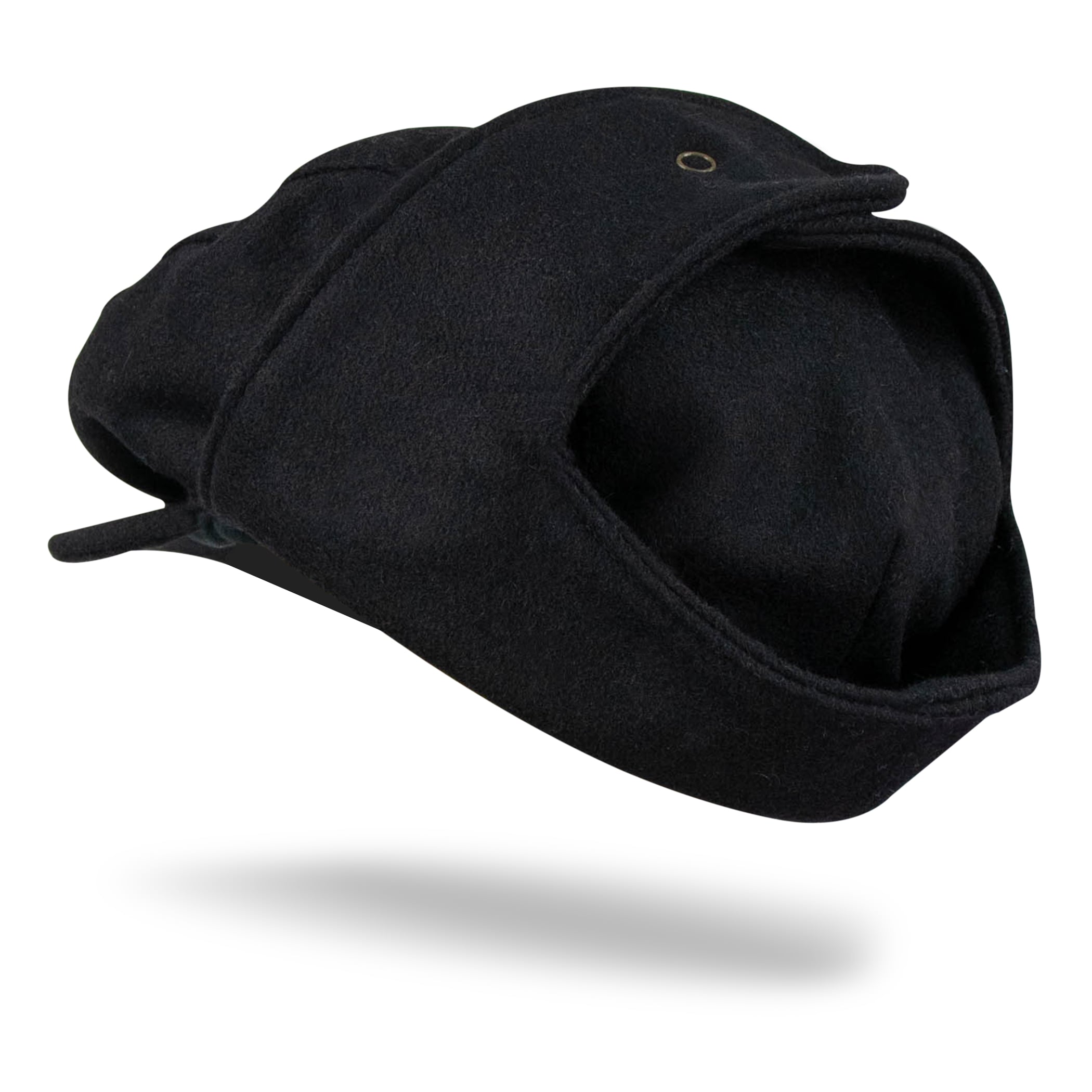 Boina térmica masculina Brighton em lã com protetor de orelha