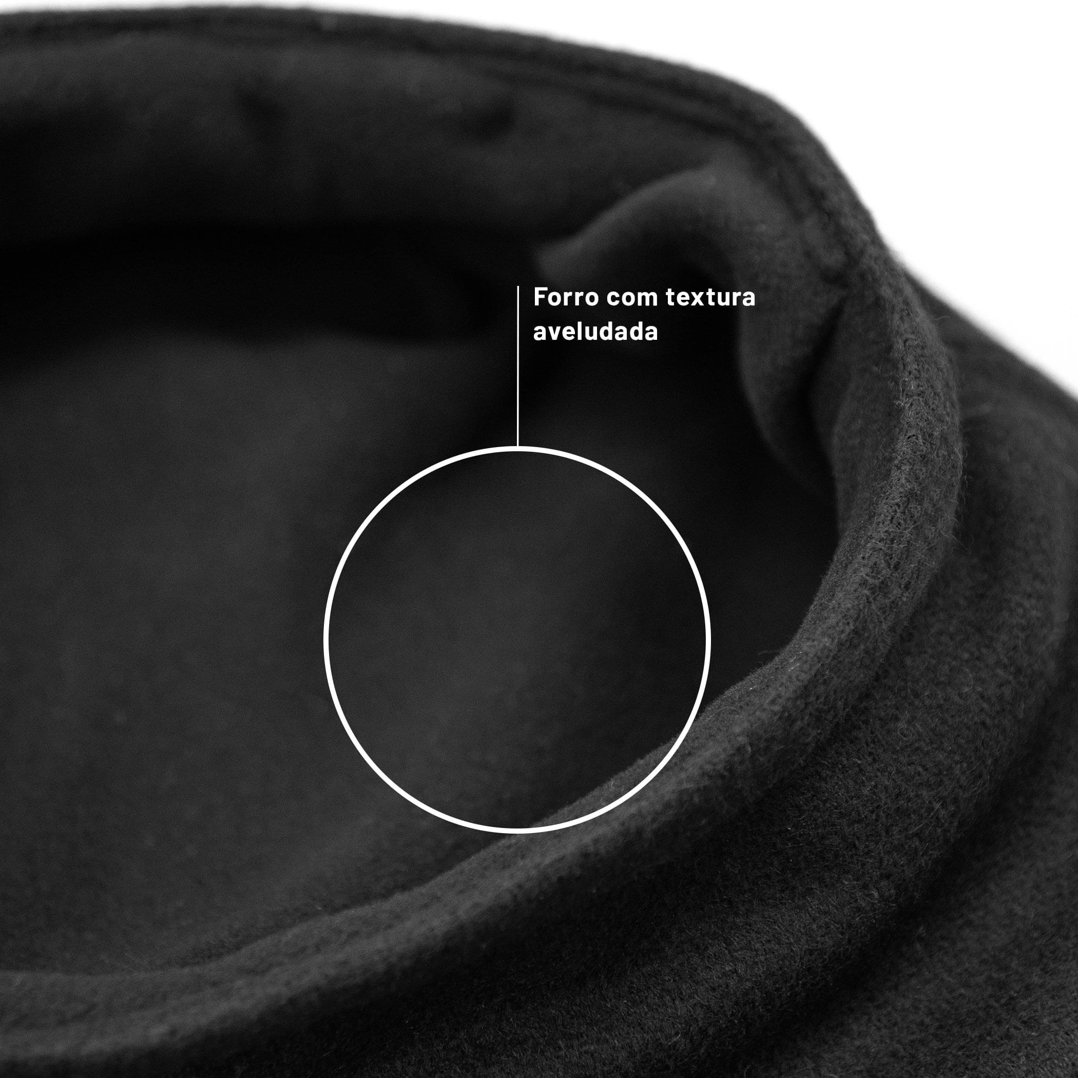 Boina térmica masculina Brighton em lã com protetor de orelha