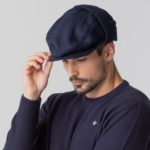 Boina térmica masculina Brighton em lã com protetor de orelha