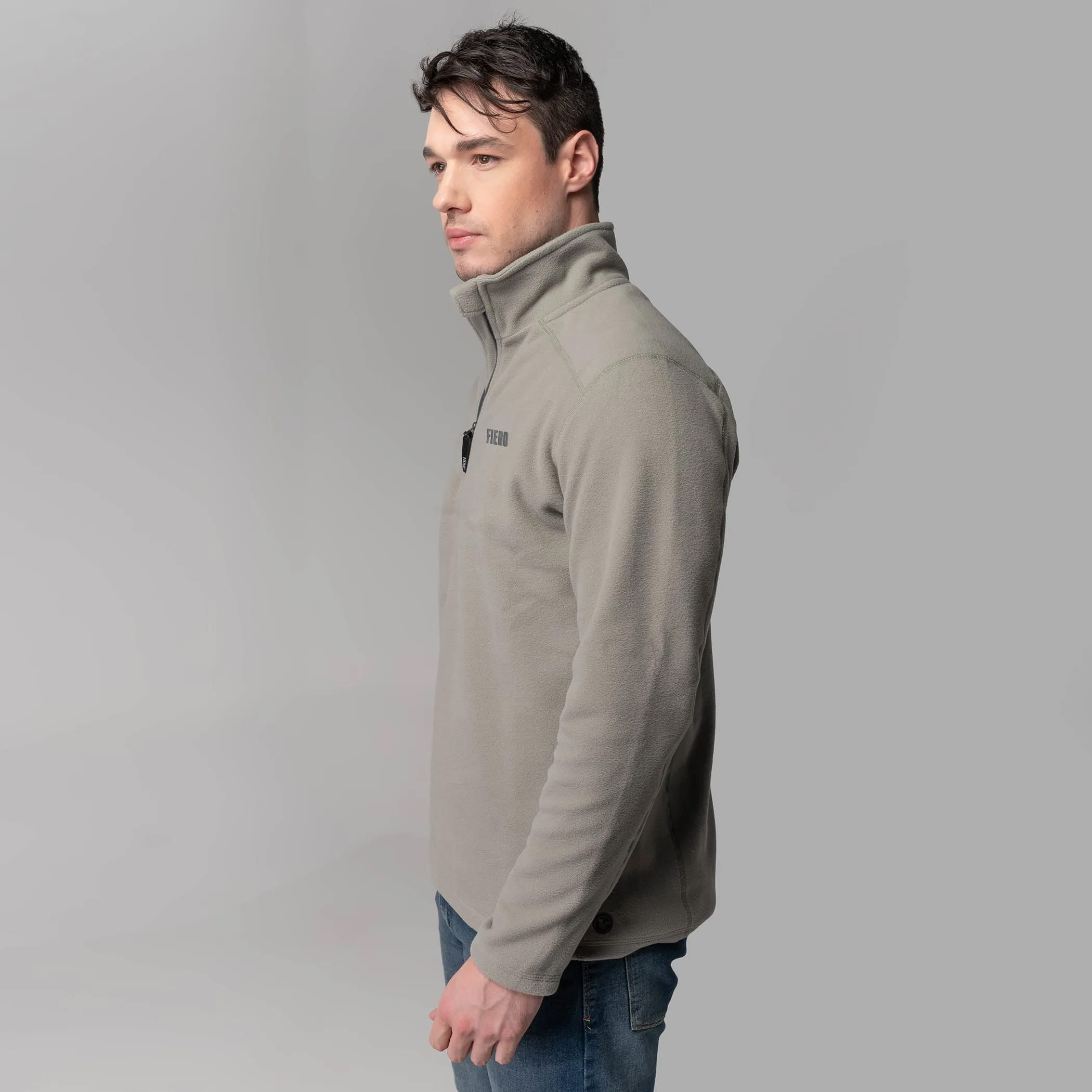 Fleece Térmico Masculino para neve e frio Meio Zíper Nuuk