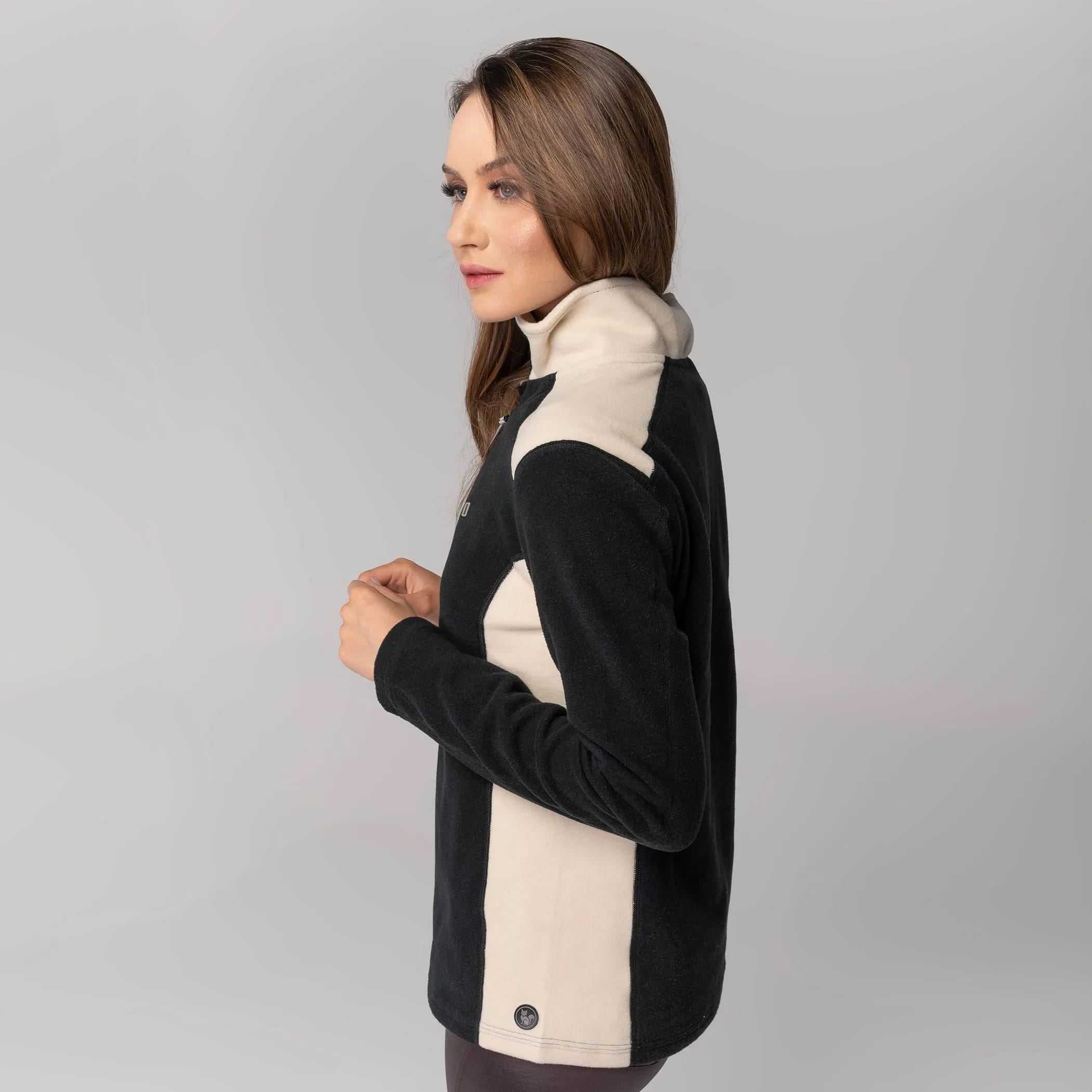 Fleece Térmico Feminino para neve e frio Meio Zíper Nuuk Original