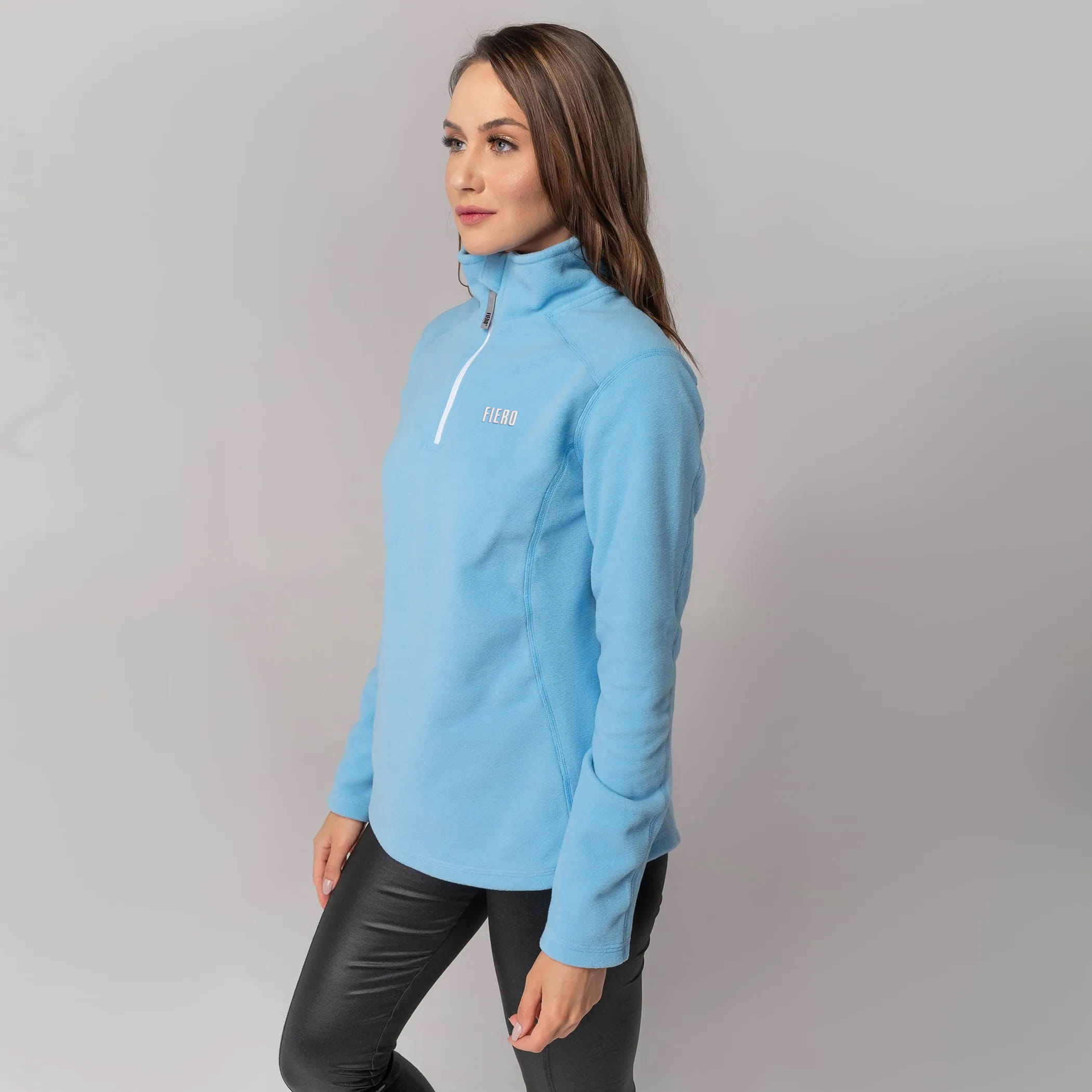 Fleece Térmico Feminino para neve e frio Meio Zíper Nuuk Original