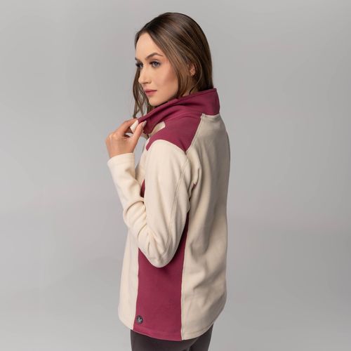 Fleece Térmico Feminino para neve e frio Meio Zíper Nuuk Original
