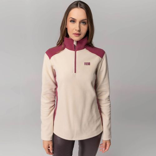 Fleece Térmico Feminino para neve e frio Meio Zíper Nuuk Original