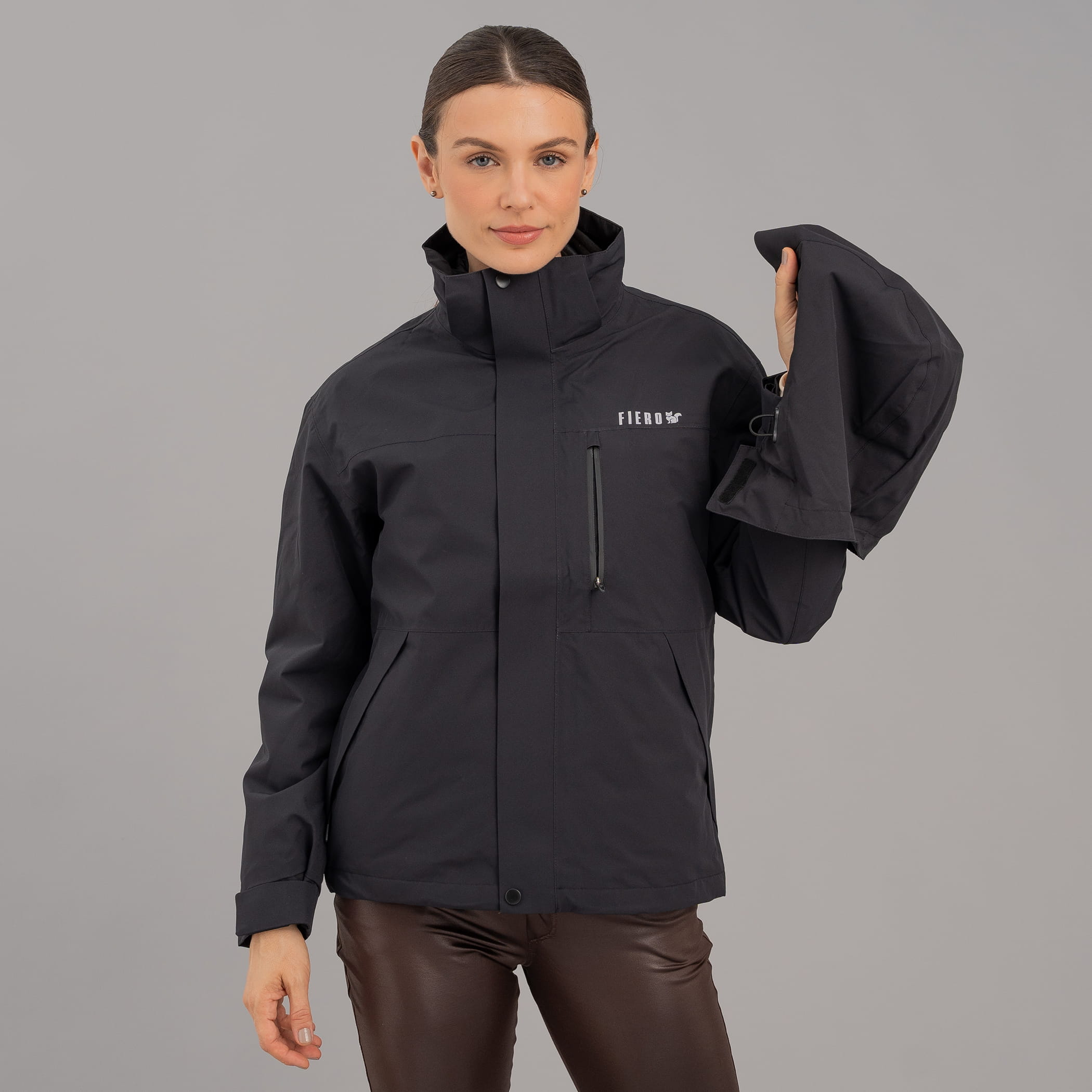 Casaco feminino 5 em 1 Polar Extreme impermeável para neve