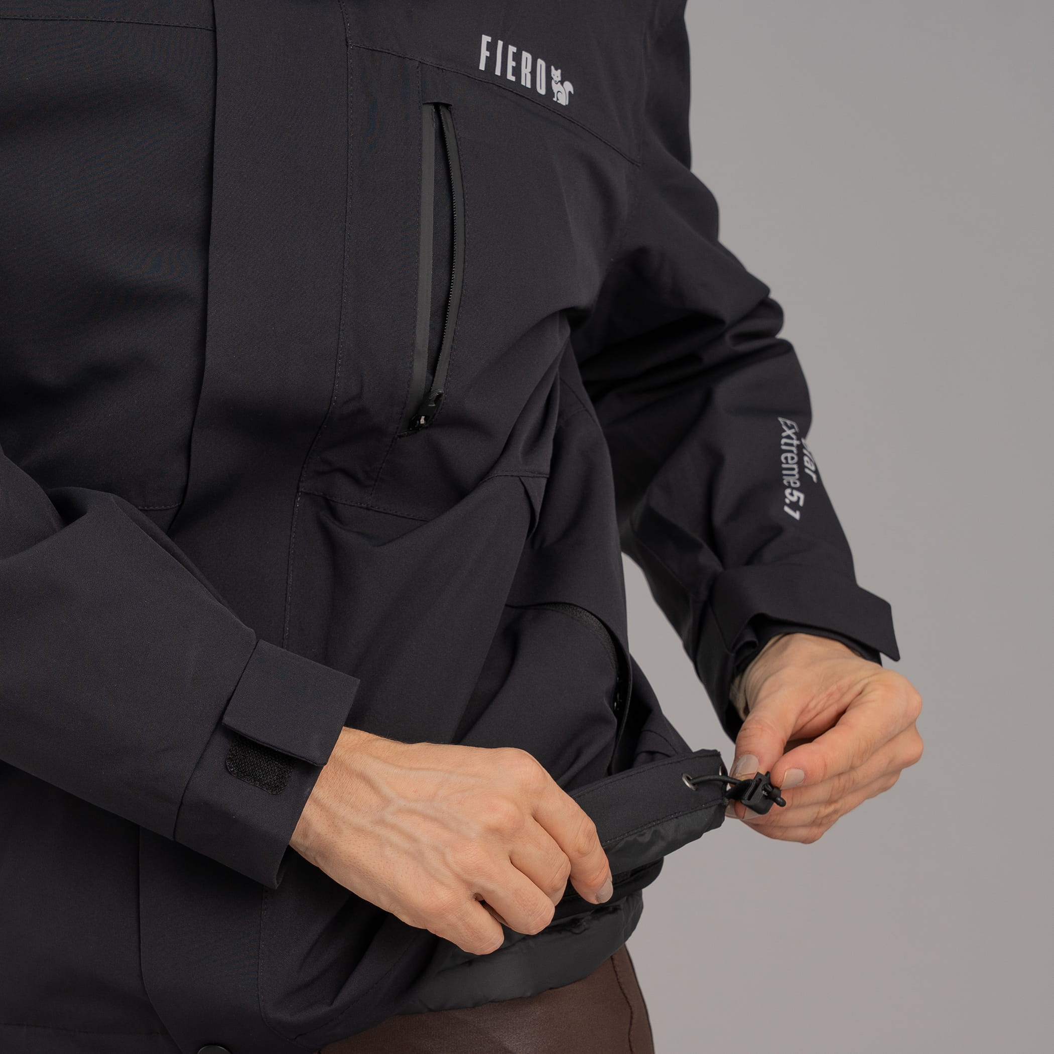 Casaco feminino 5 em 1 Polar Extreme impermeável para neve