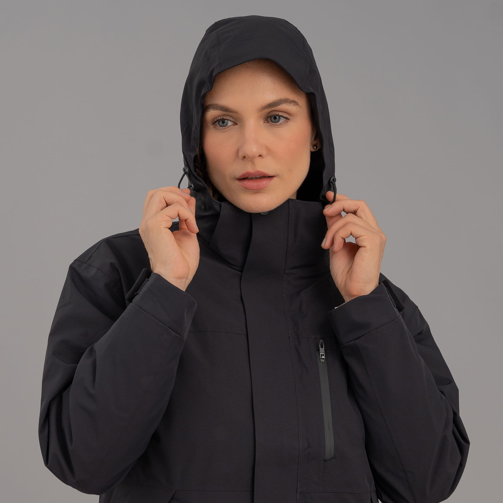 Casaco feminino 5 em 1 Polar Extreme impermeável para neve