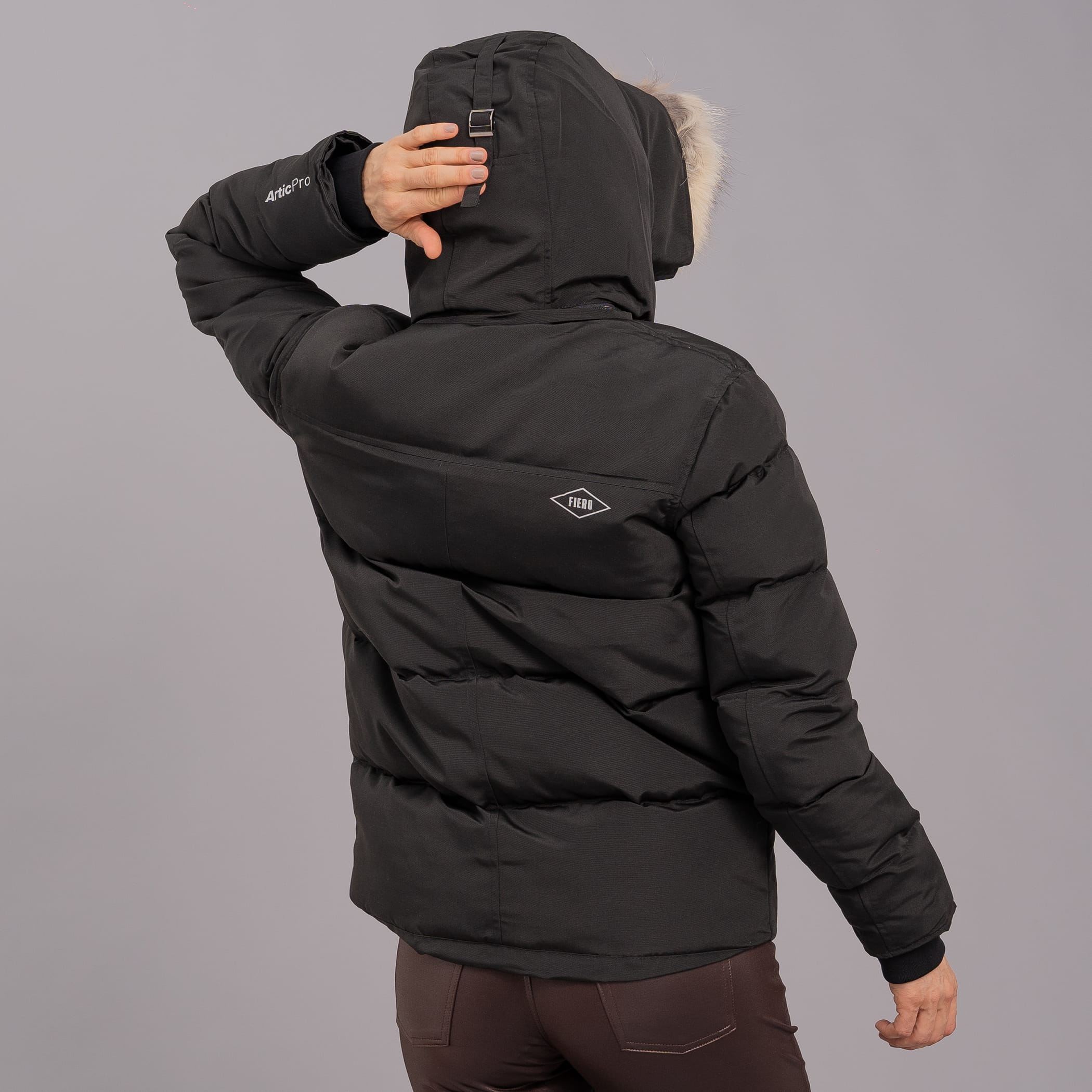 Casaco feminino Artic Pro puffer para o frio extremo e neve
