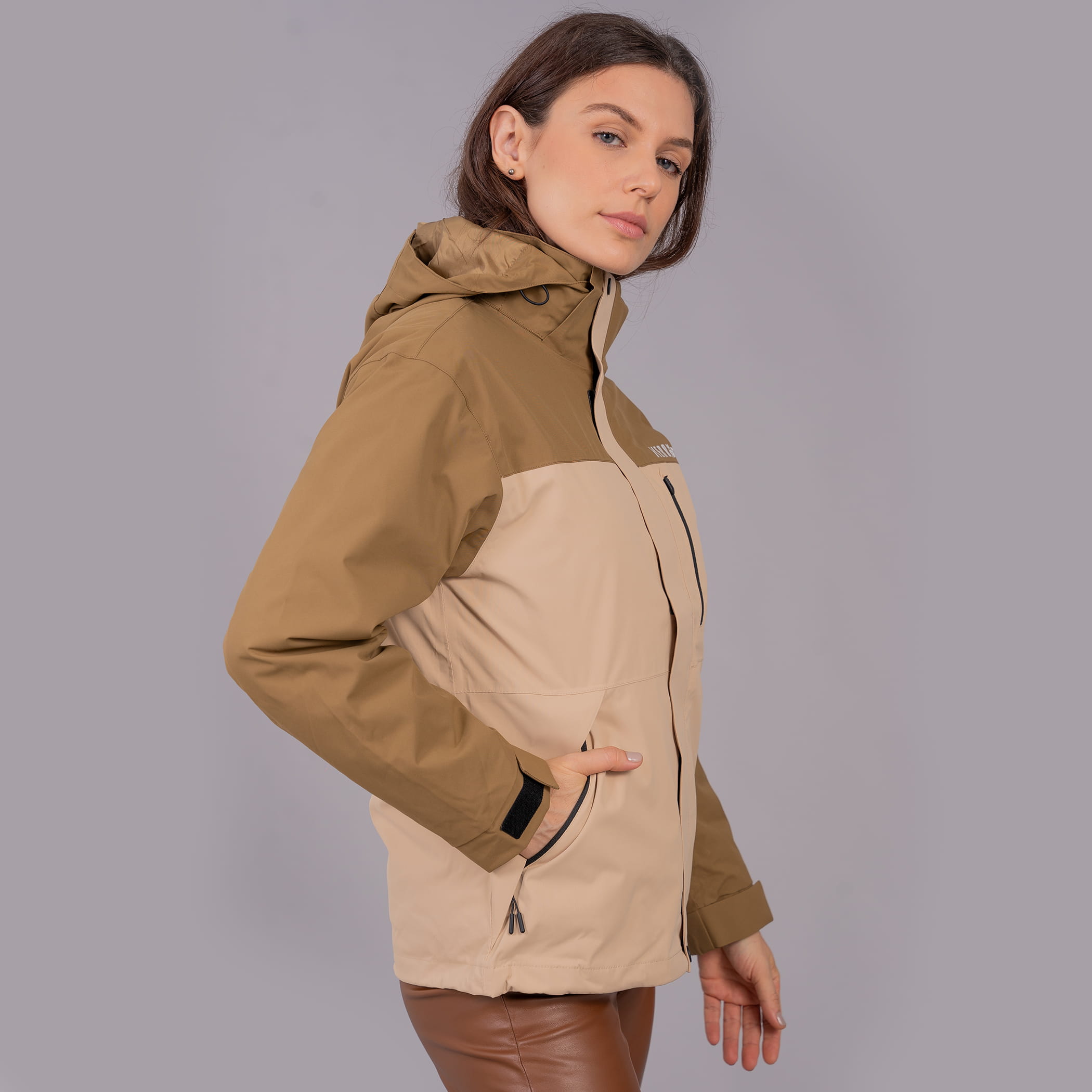 Casaco feminino 5 em 1 Polar Extreme impermeável para neve