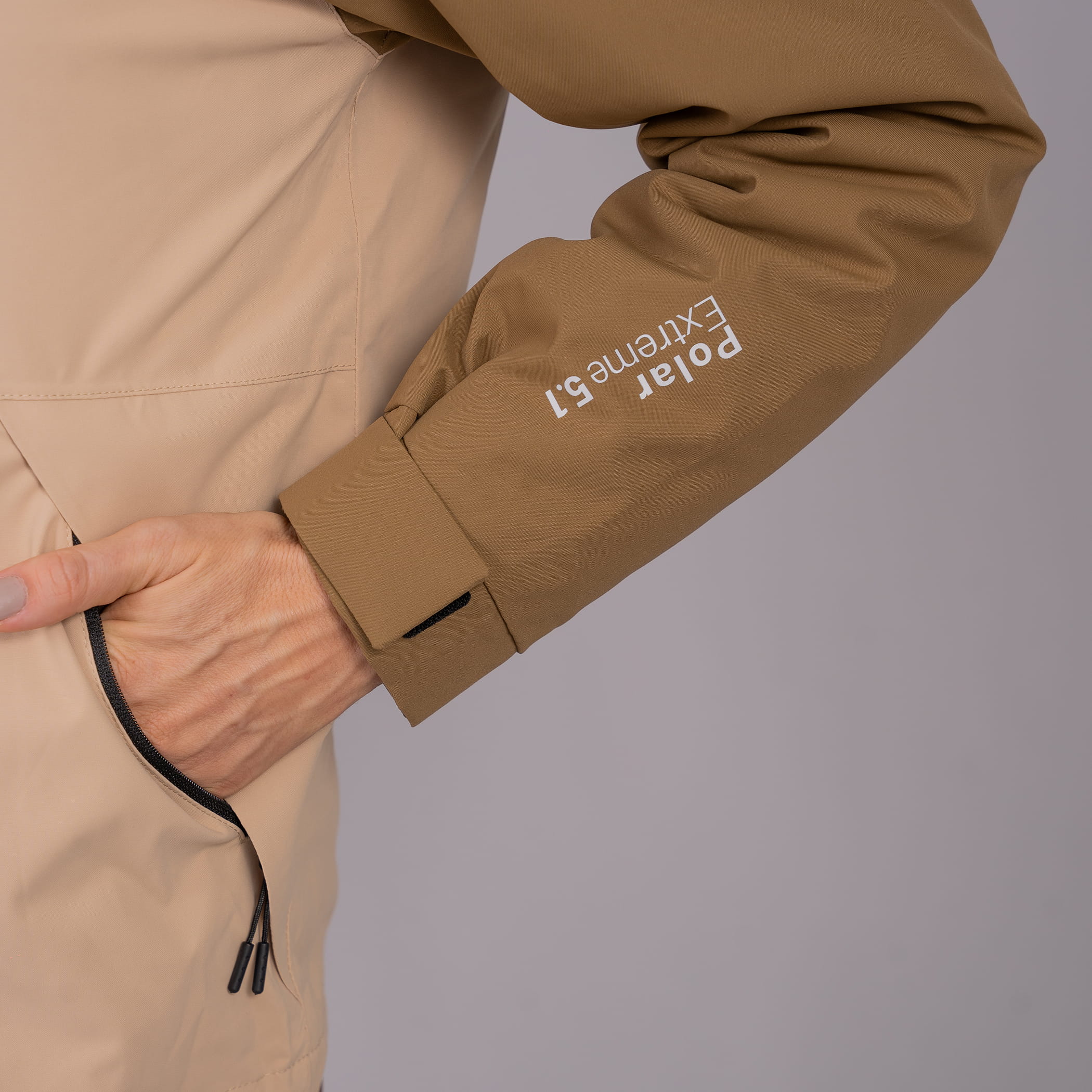 Casaco feminino 5 em 1 Polar Extreme impermeável para neve