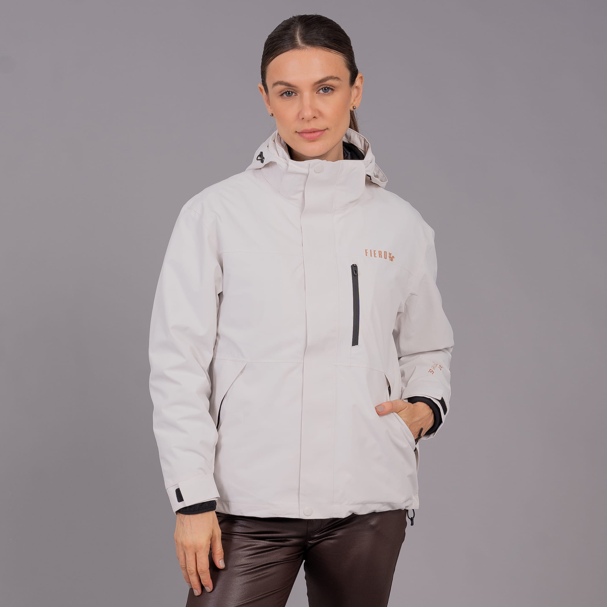Casaco feminino 5 em 1 Polar Extreme impermeável para neve