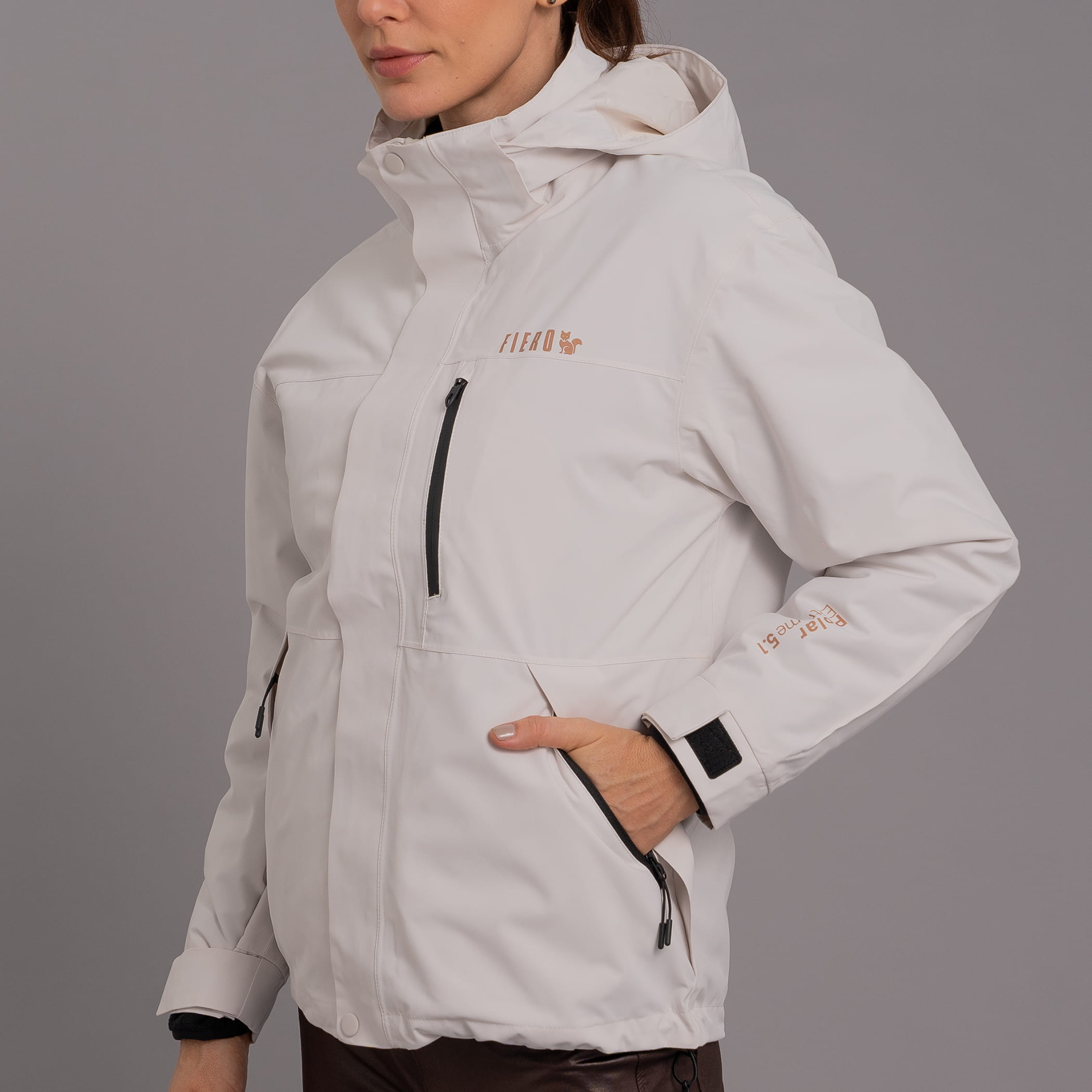 Casaco feminino 5 em 1 Polar Extreme impermeável para neve