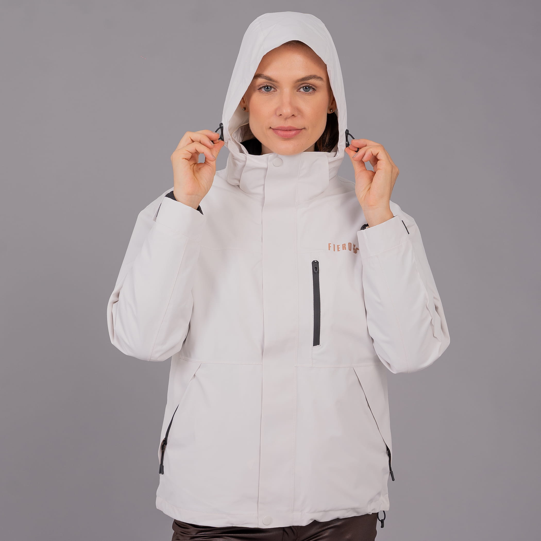 Casaco feminino 5 em 1 Polar Extreme impermeável para neve