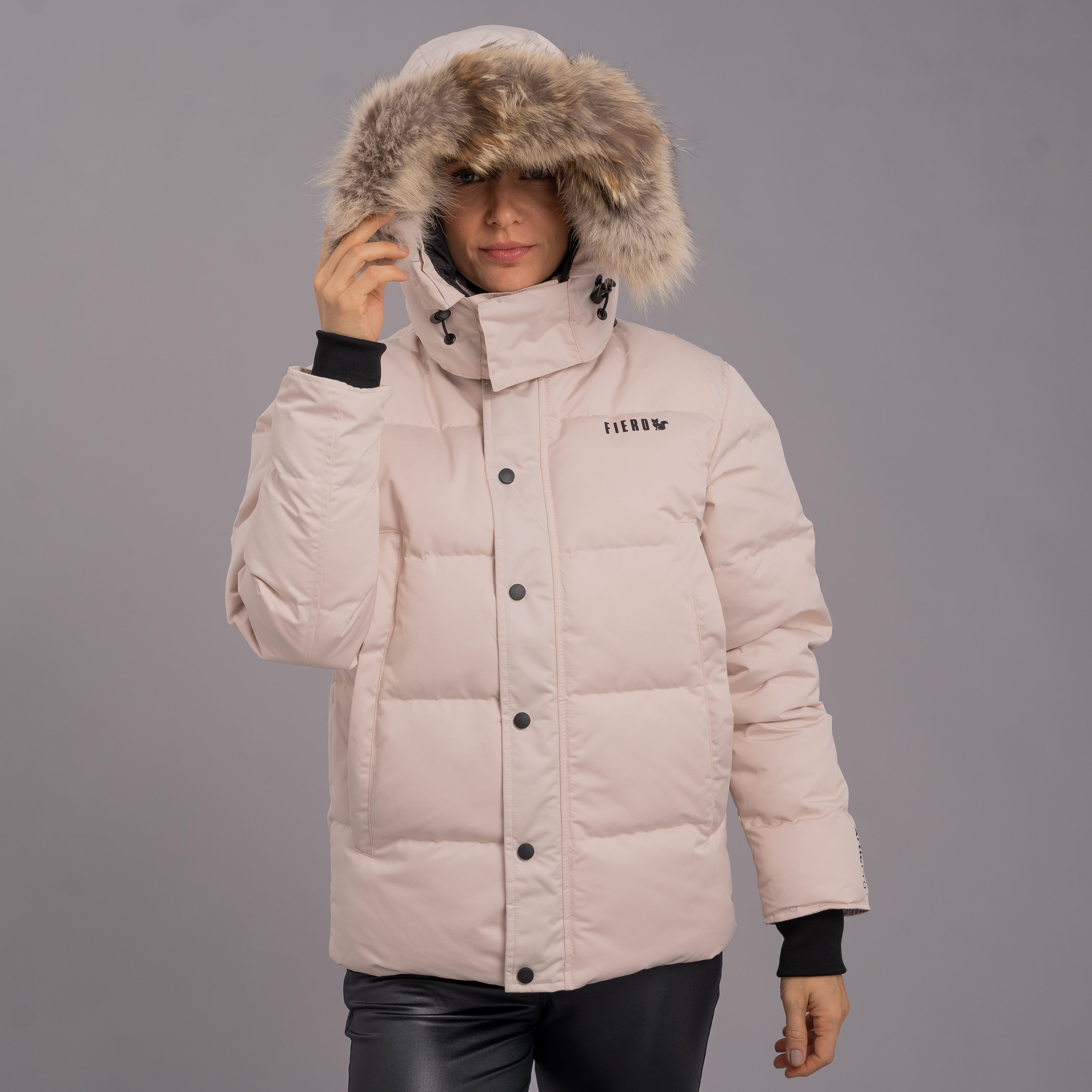 Casaco feminino Artic Pro puffer para o frio extremo e neve